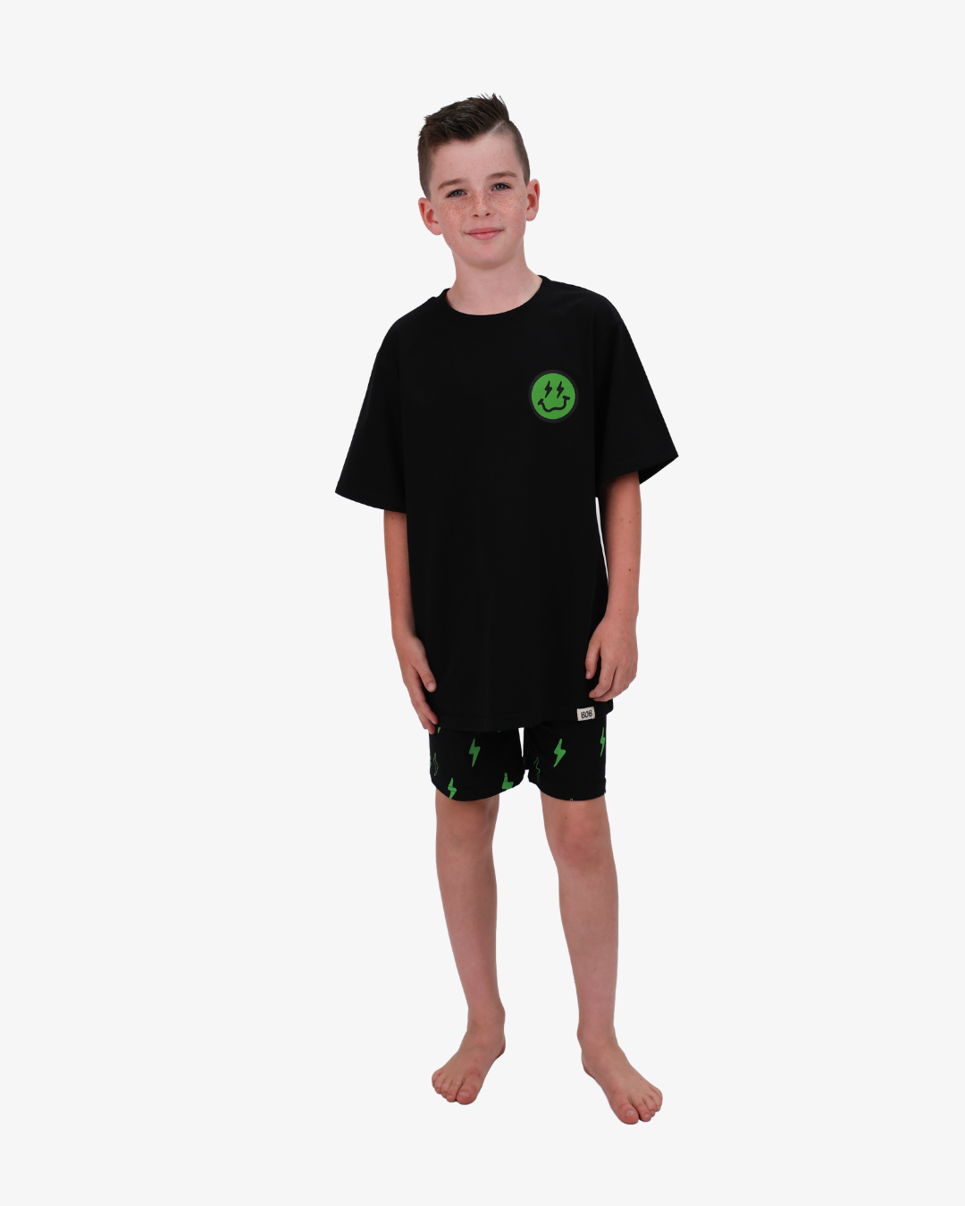 BAND OF BOYS | Black Smiley Pyjamas