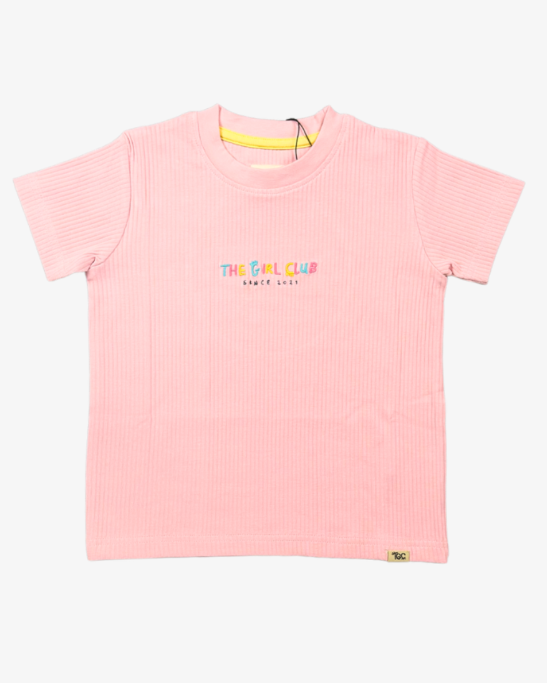 THE GIRL CLUB | Pink TGC Rib Tee