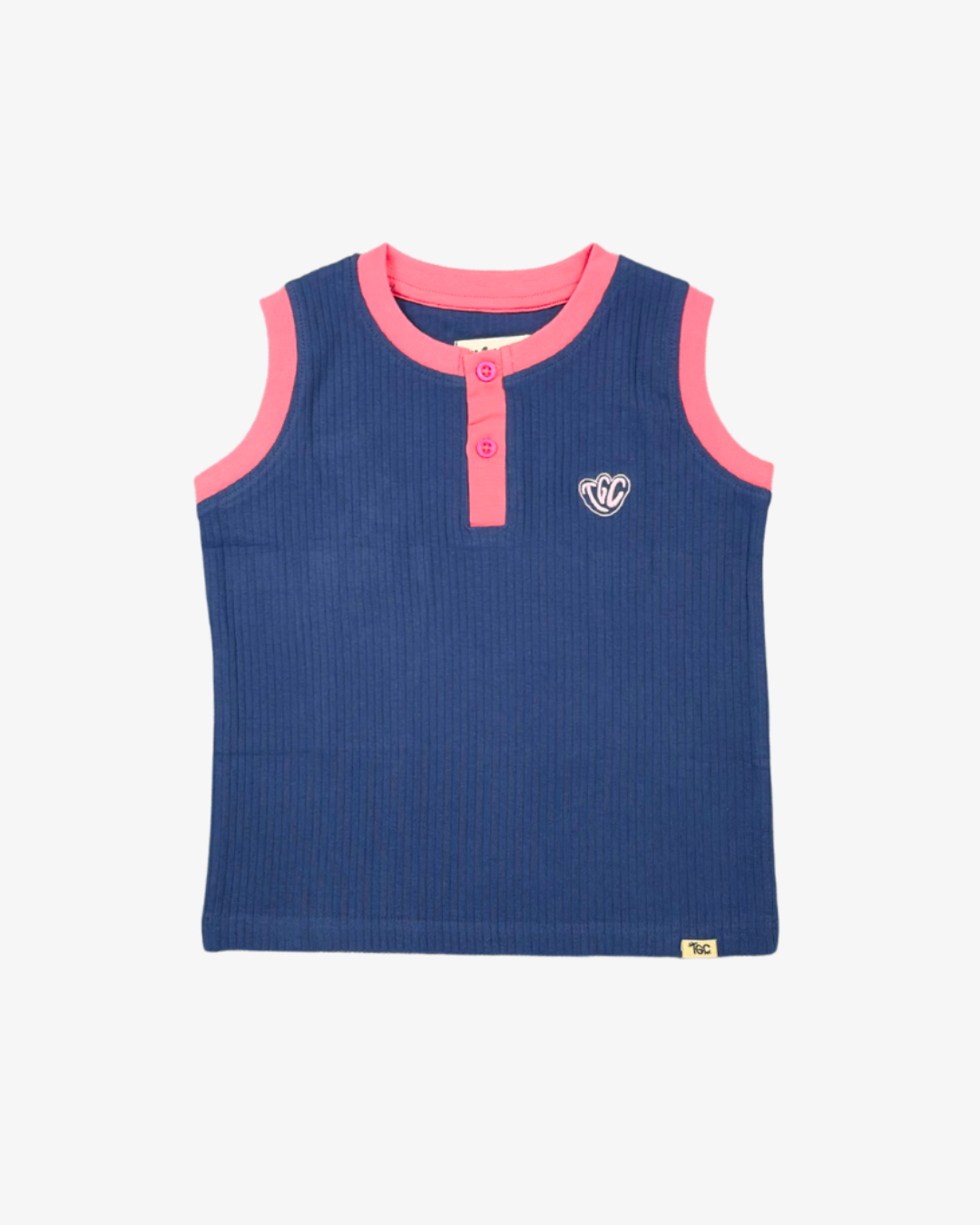 THE GIRL CLUB | Navy TGC Rib Tank