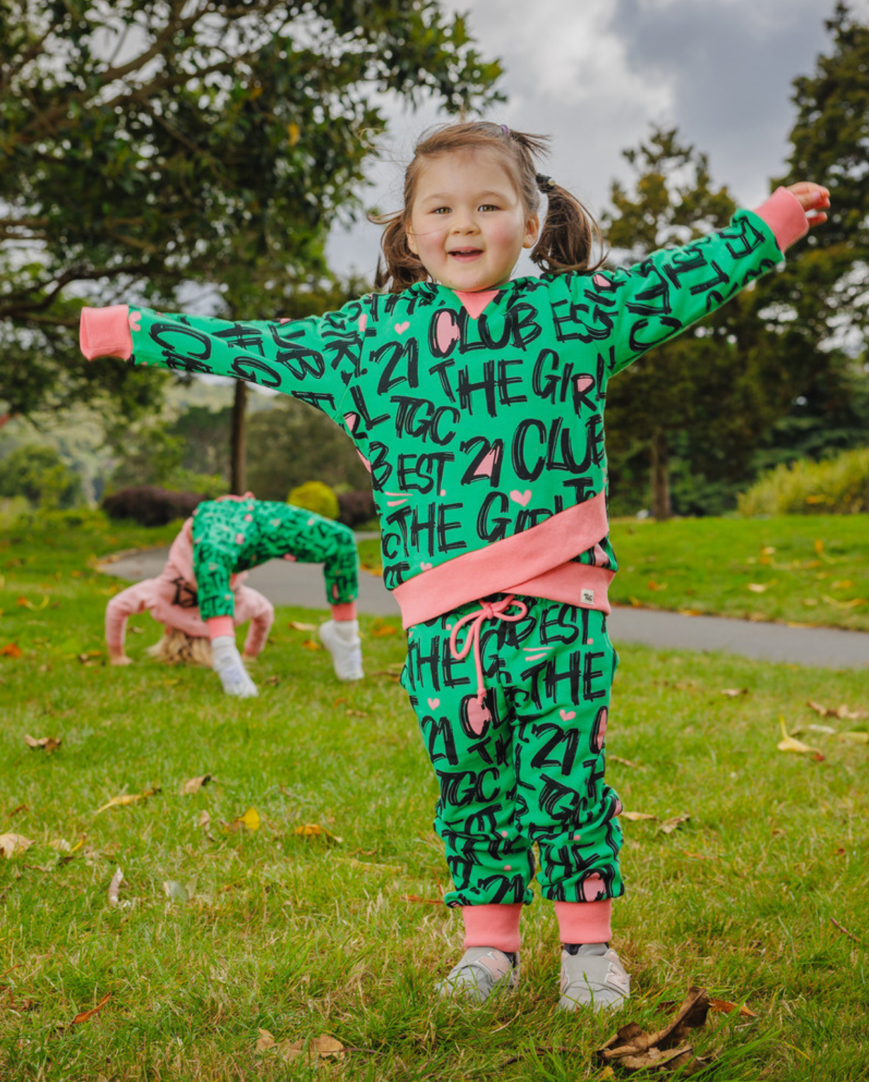 THE GIRL CLUB | TGC Green Track Pants