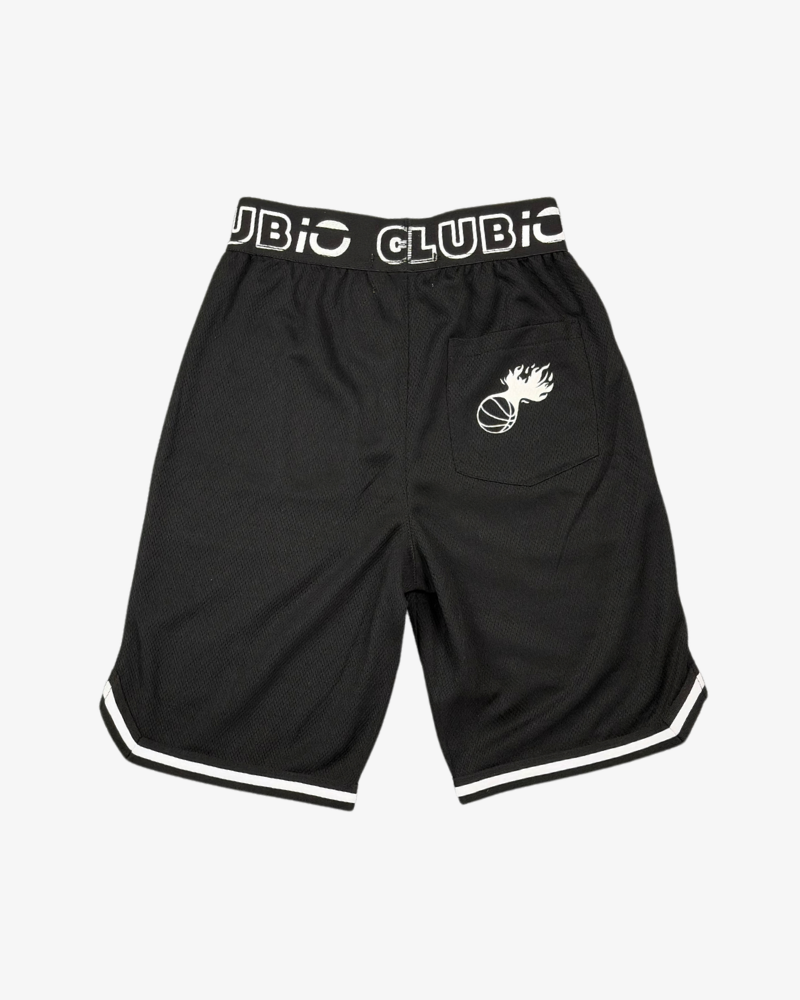 CLUBIO | Black Slam Dunk Shorts
