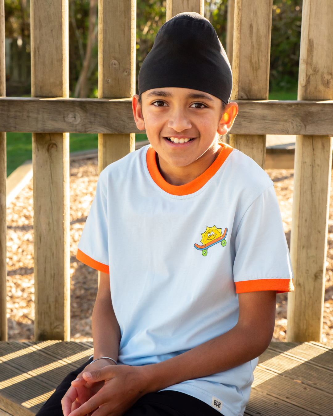 BAND OF BOYS | Blue Sun Skate Ringer Tee