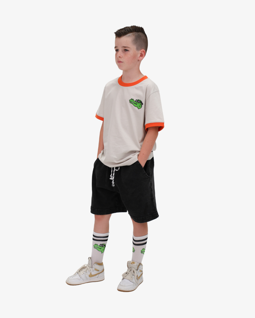 BAND OF BOYS | Retro Ringer Croc Tee