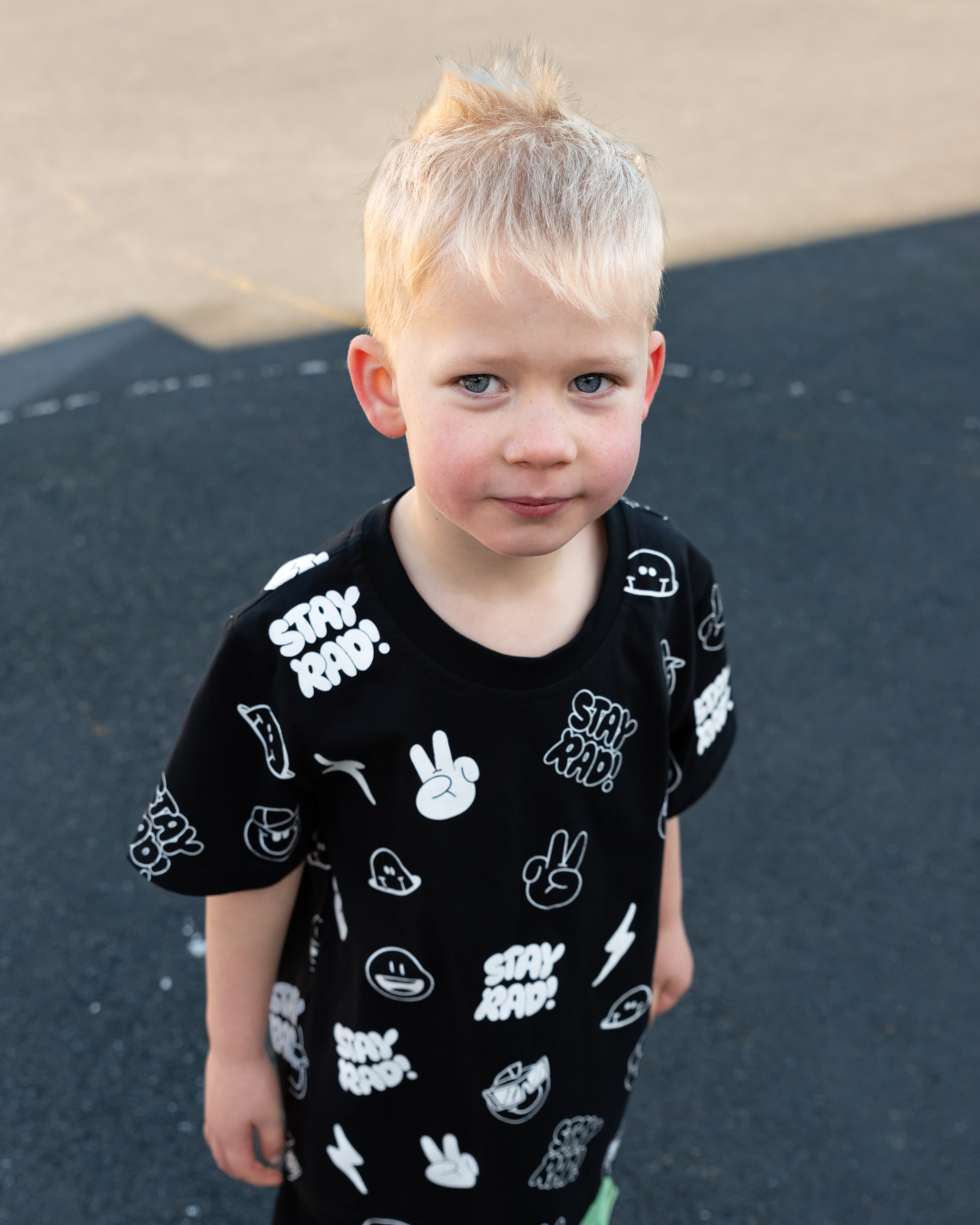 BAND OF BOYS | Black AOP Tee
