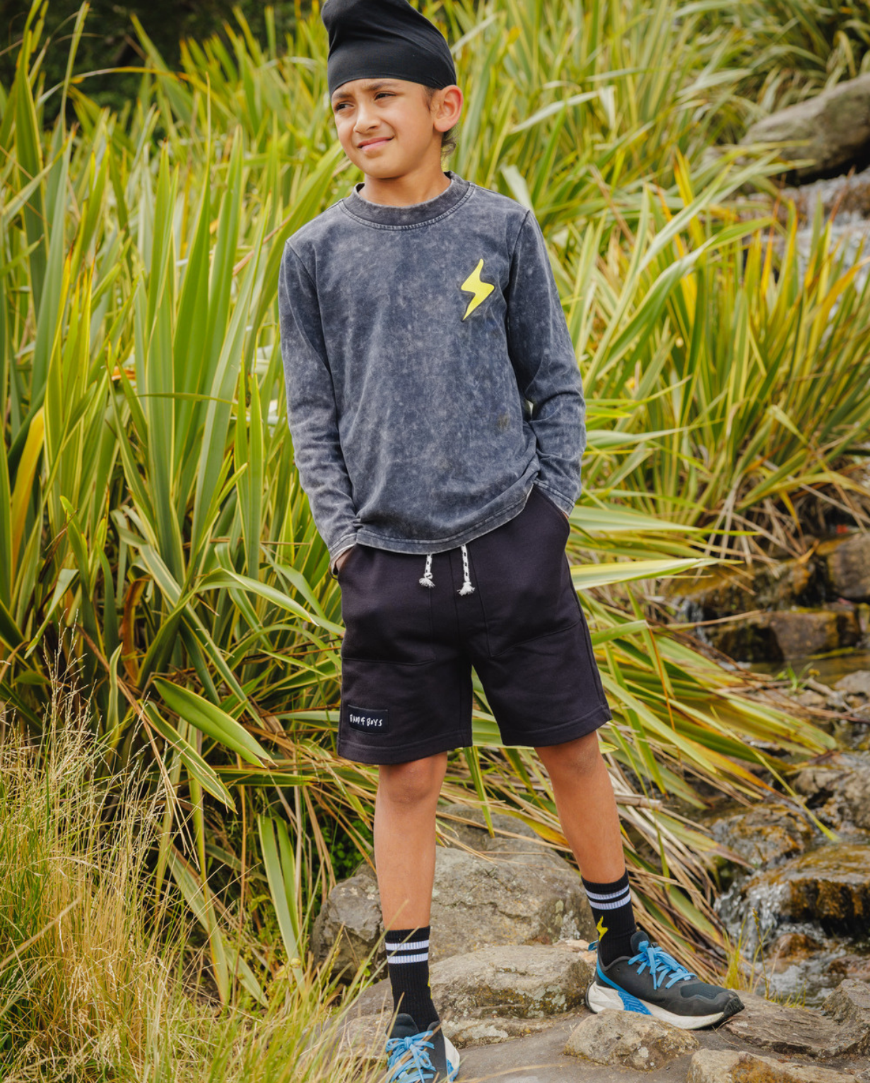 BAND OF BOYS | Black BOB Shorts