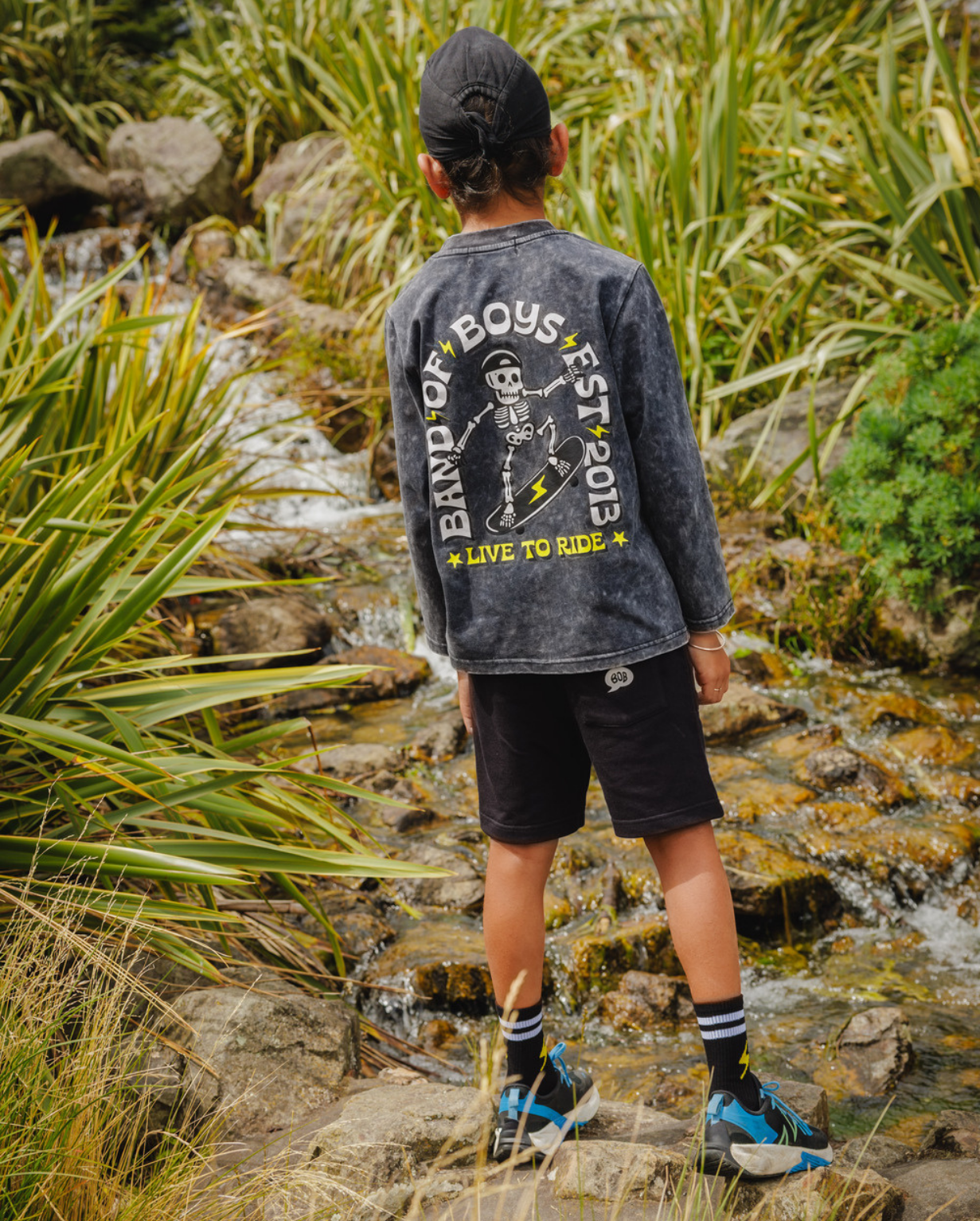 BAND OF BOYS | Black BOB Shorts