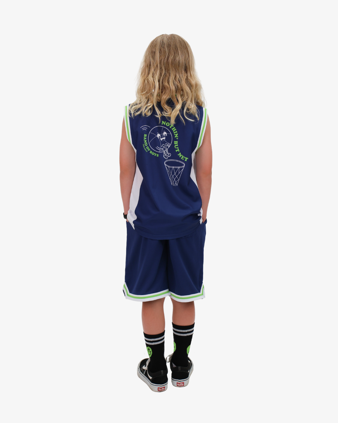 BAND OF BOYS | Navy/Wht BOB Slam Dunk Tank
