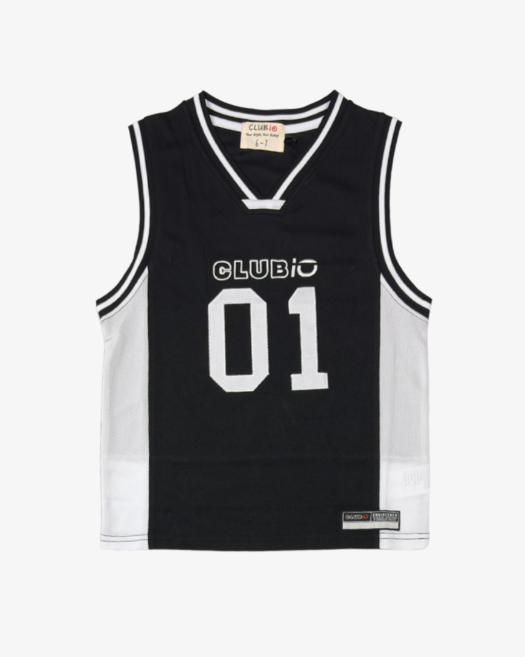 CLUBIO | Blk/Wht Slam Dunk Tank