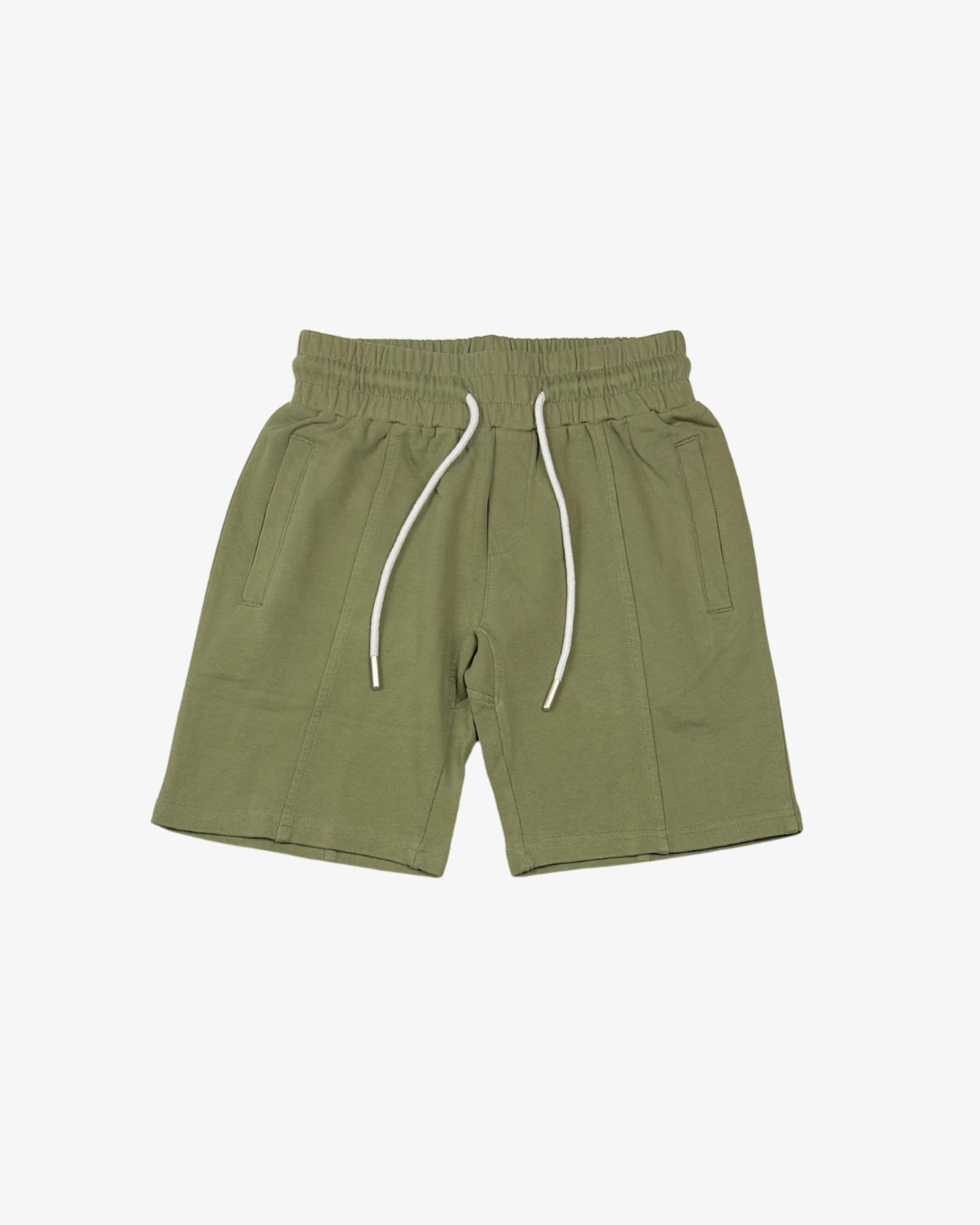 BAND OF BOYS | Green Wash Seam Front Shorts