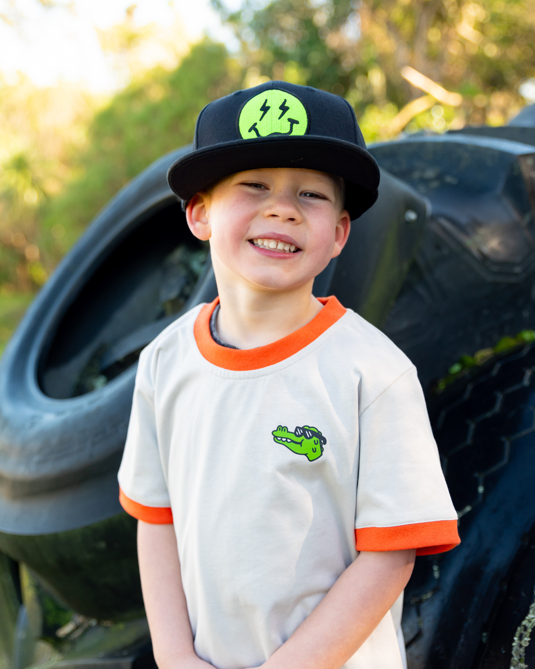 BAND OF BOYS | Retro Ringer Croc Tee