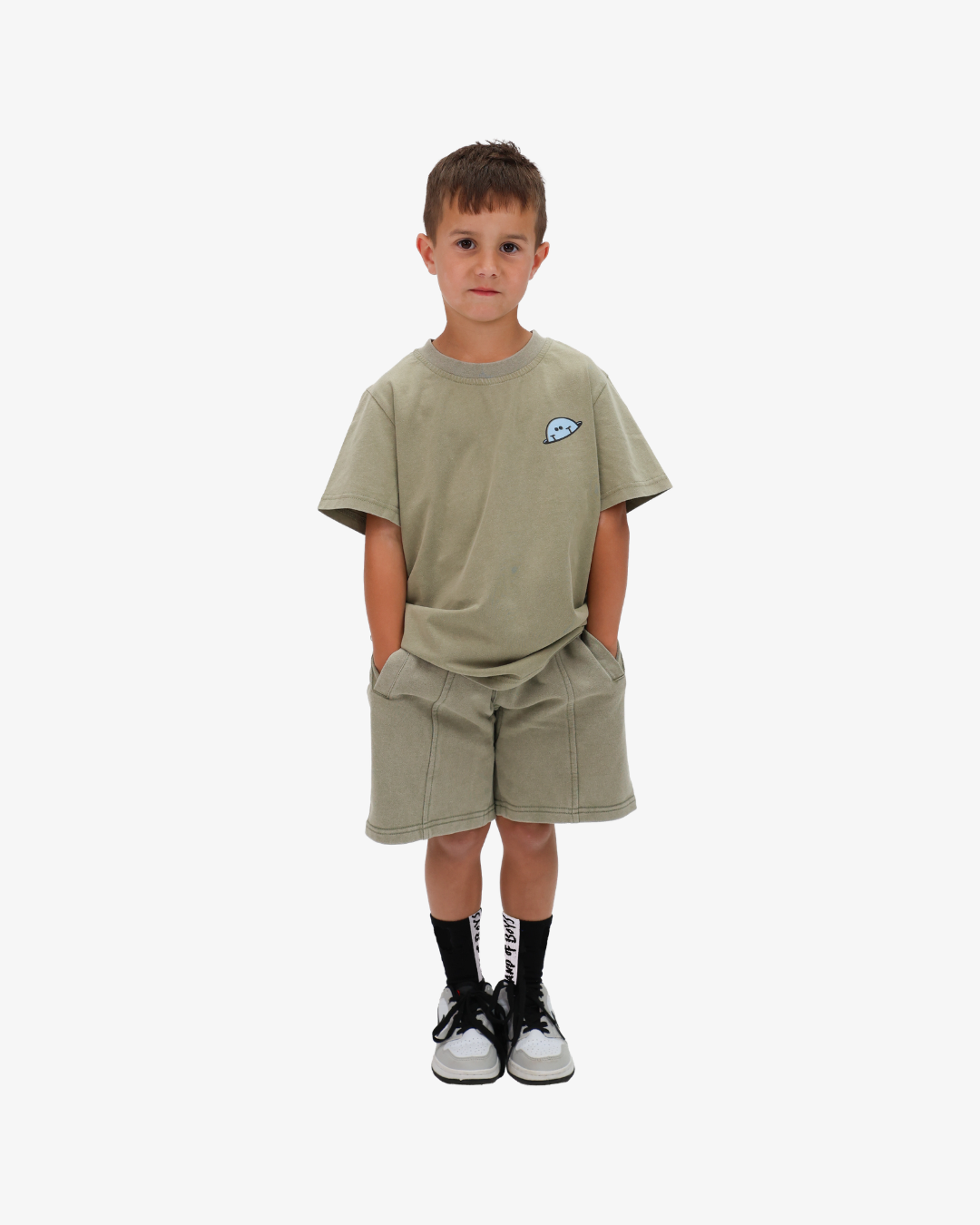 BAND OF BOYS | Green Wash Icon Smiley Tee