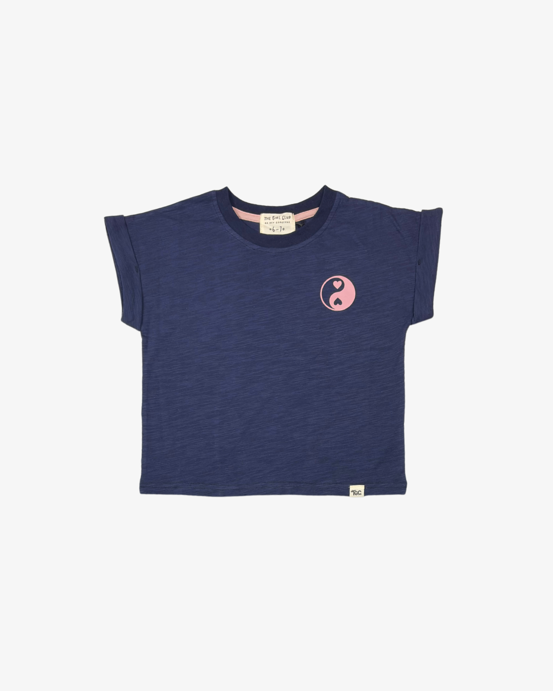 THE GIRL CLUB | Navy TGC Slub Top
