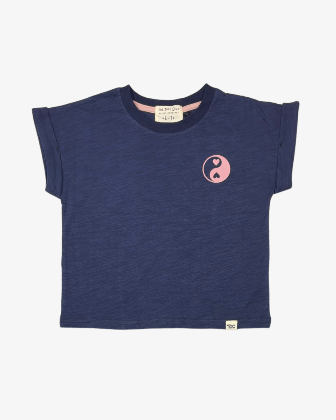 THE GIRL CLUB | Navy TGC Slub Top
