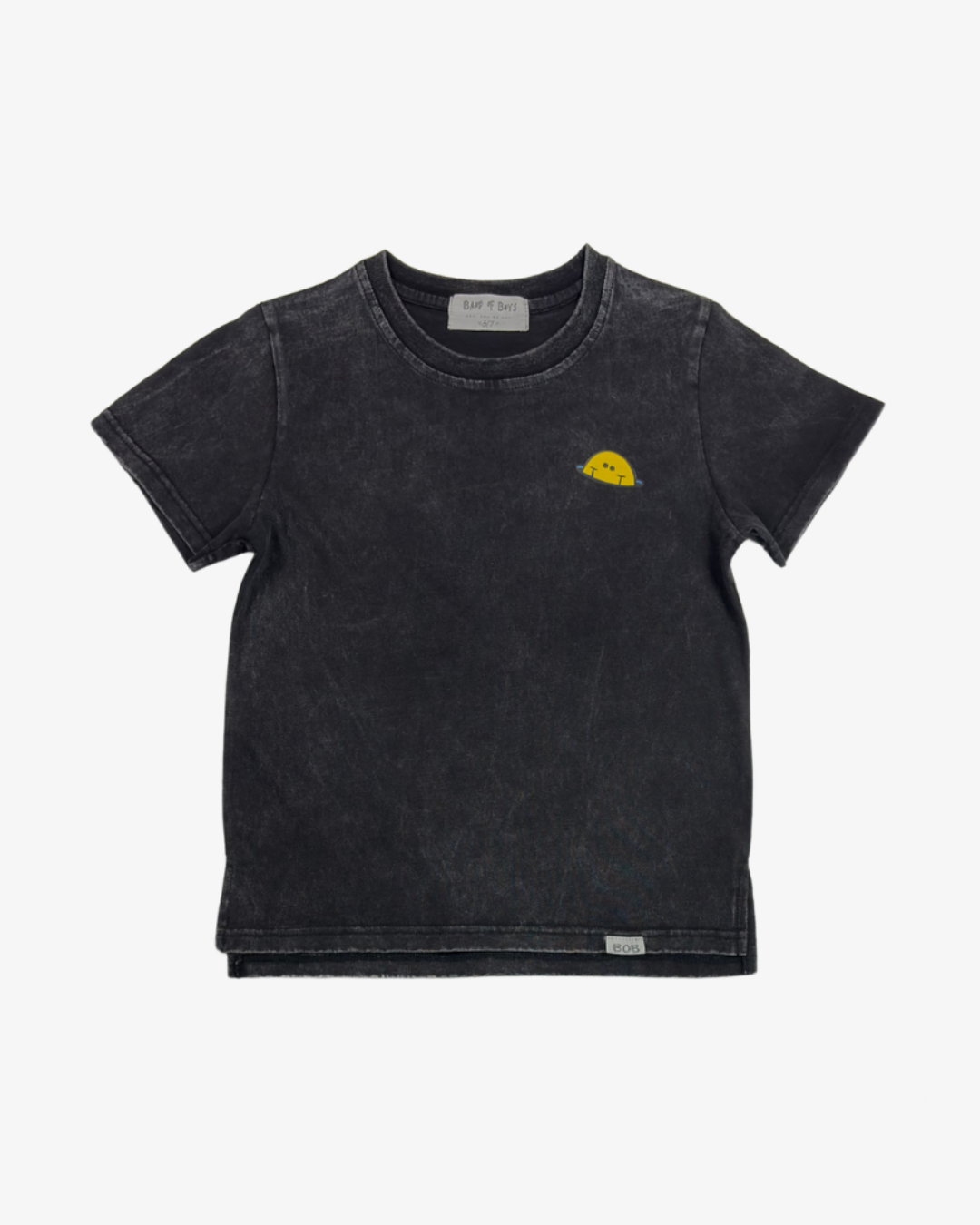 BAND OF BOYS | Black Wash Icon Smiley Tee
