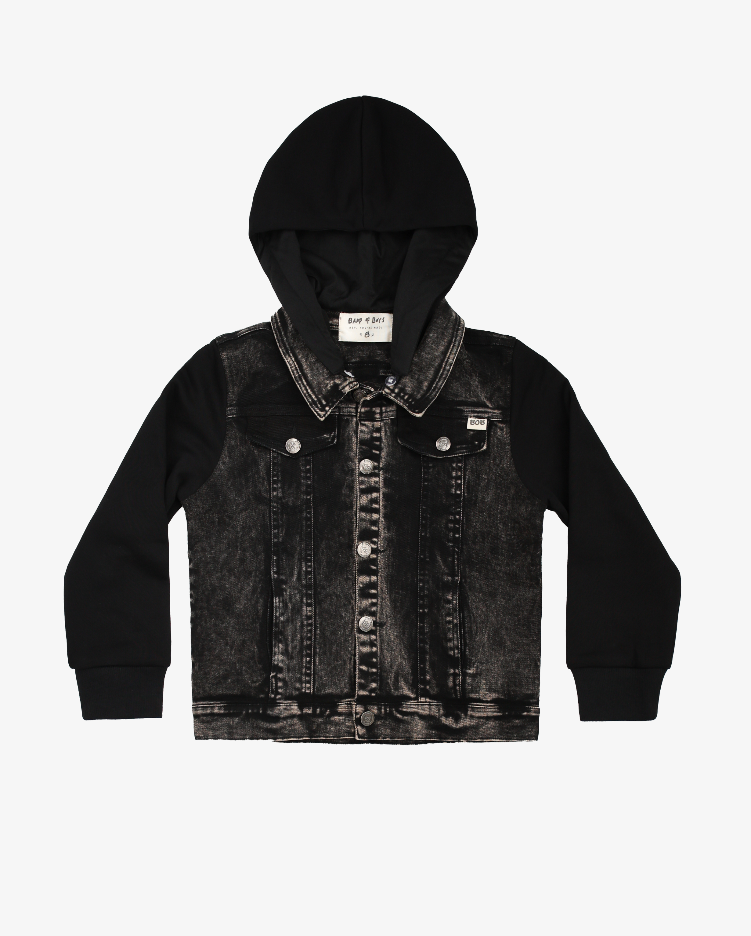 BAND OF BOYS | Black Wash Denim Jacket