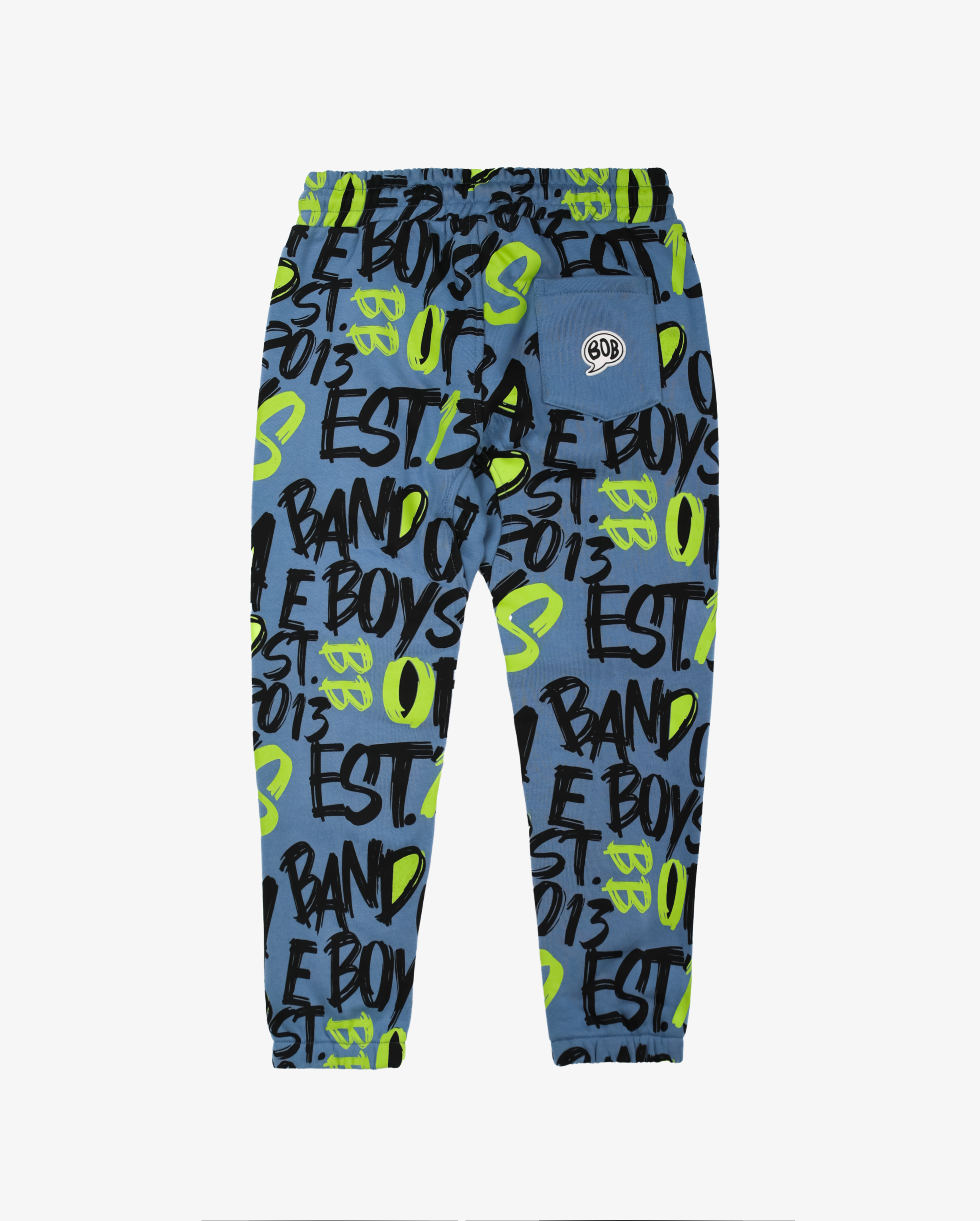 BAND OF BOYS | Blue BOB Graffiti Track Pants
