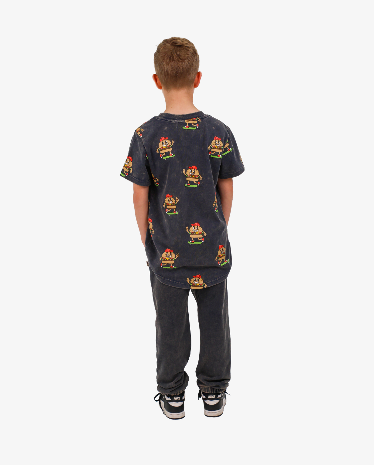 BAND OF BOYS | Navy Wash Burger Repeat Tee