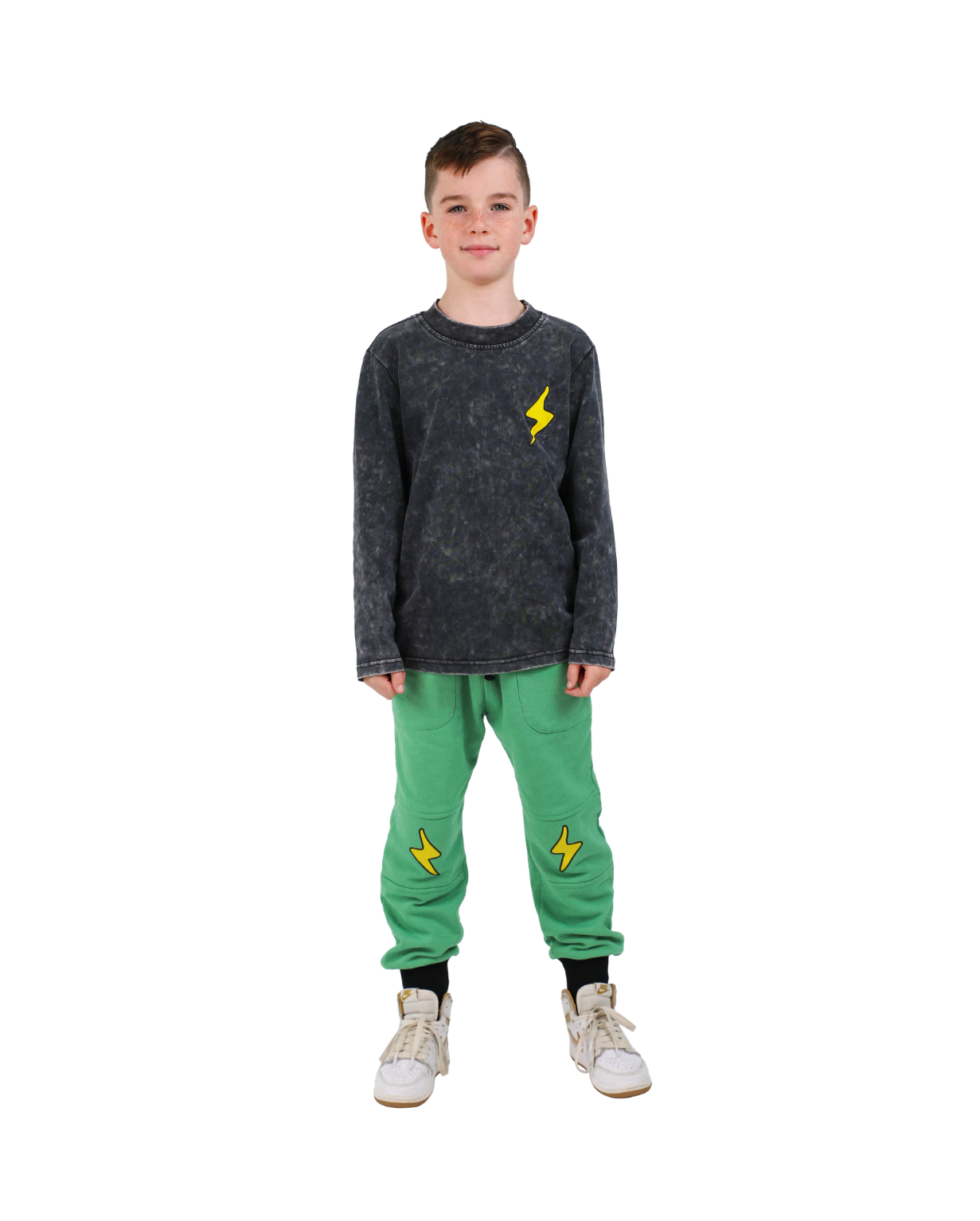 BAND OF BOYS | Black Wash Bones Skate LS Tee