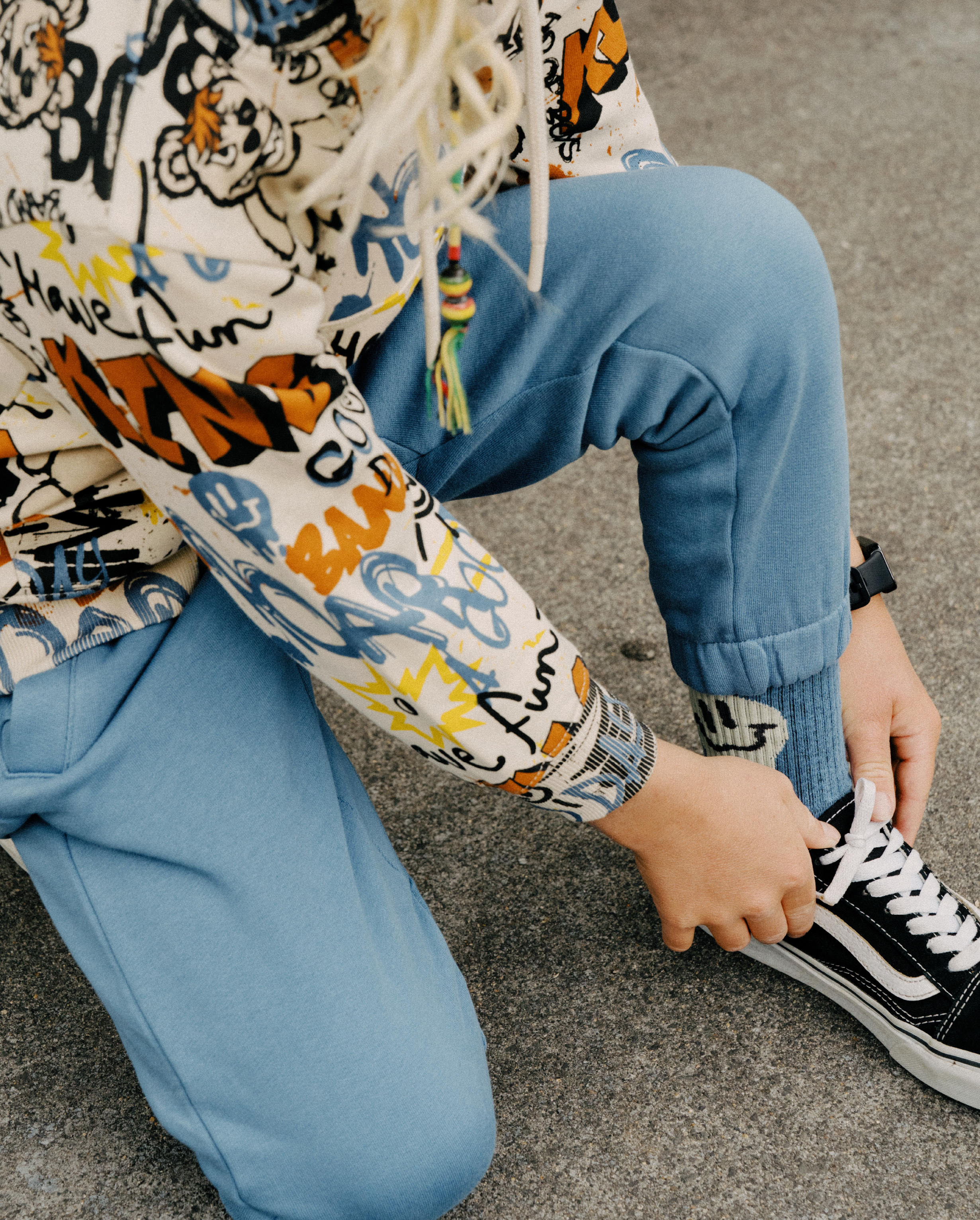 BAND OF BOYS | Blue BOB Track Pants