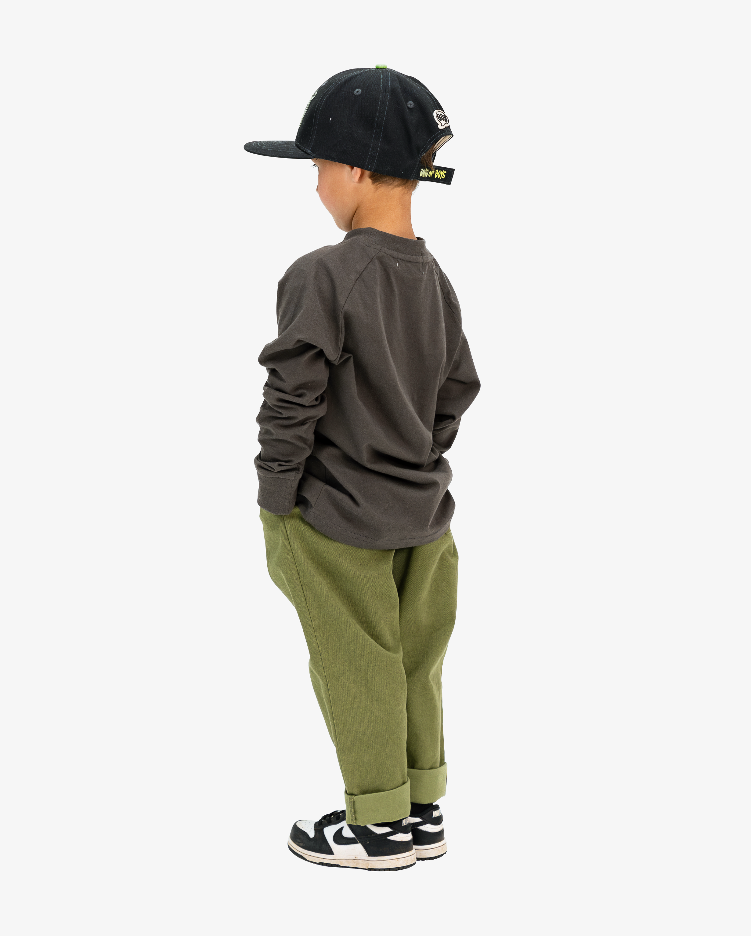 BAND OF BOYS | Charcoal Monster LS Tee