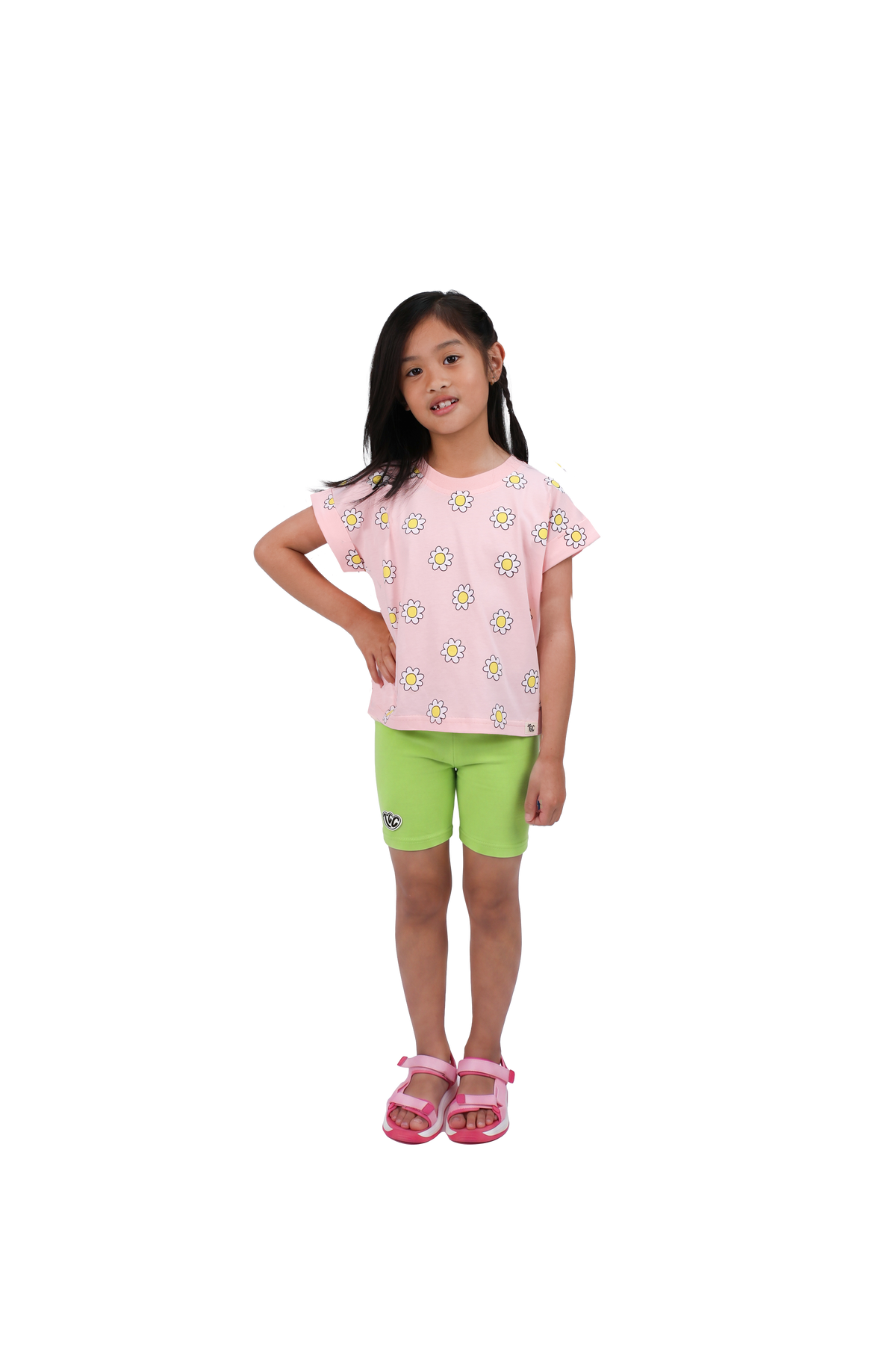 THE GIRL CLUB | Green Bike Shorts