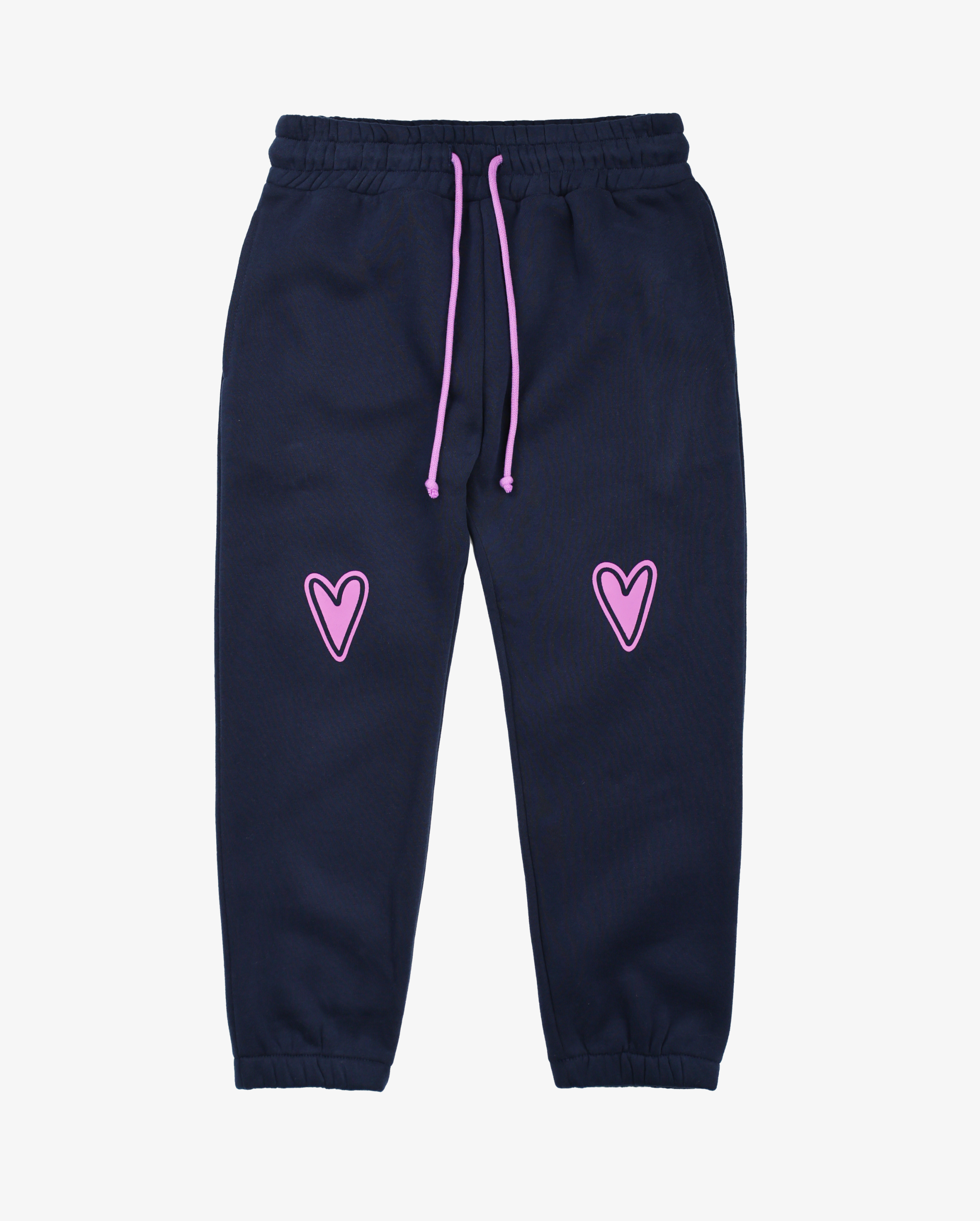 THE GIRL CLUB | Navy Heart Track Pants
