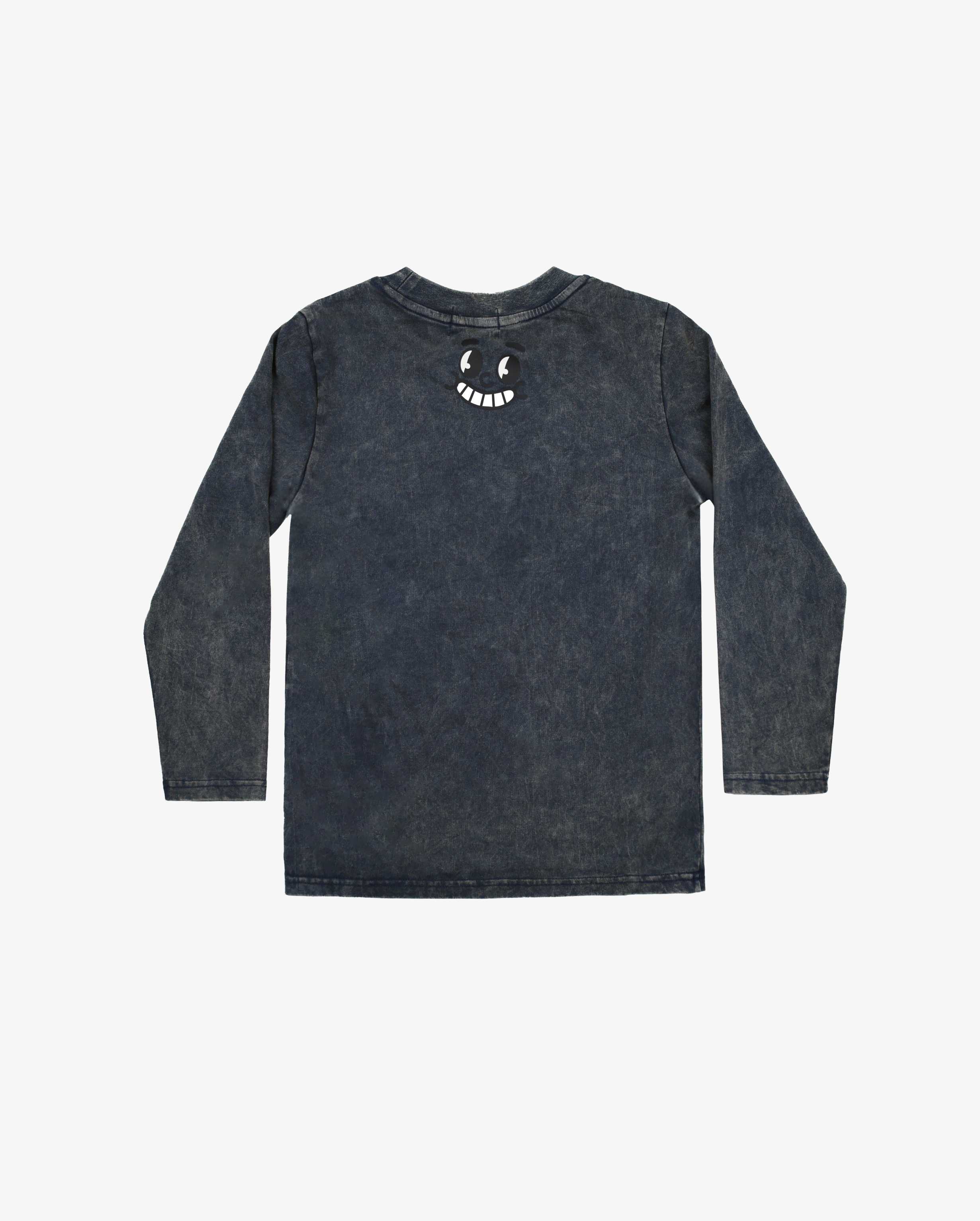 BAND OF BOYS | Navy Wash Burger LS Tee