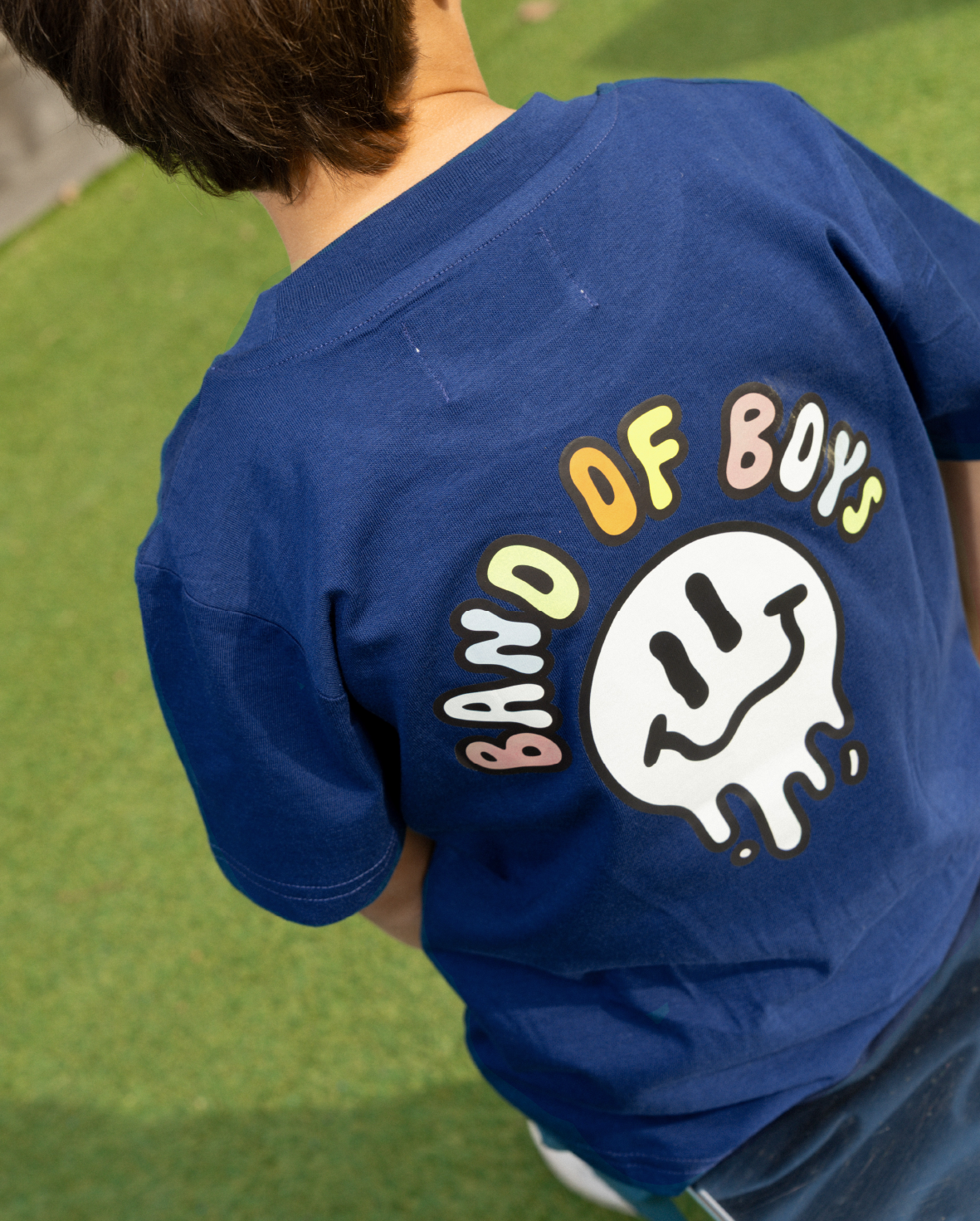 BAND OF BOYS | Navy BOB Smiles Tee