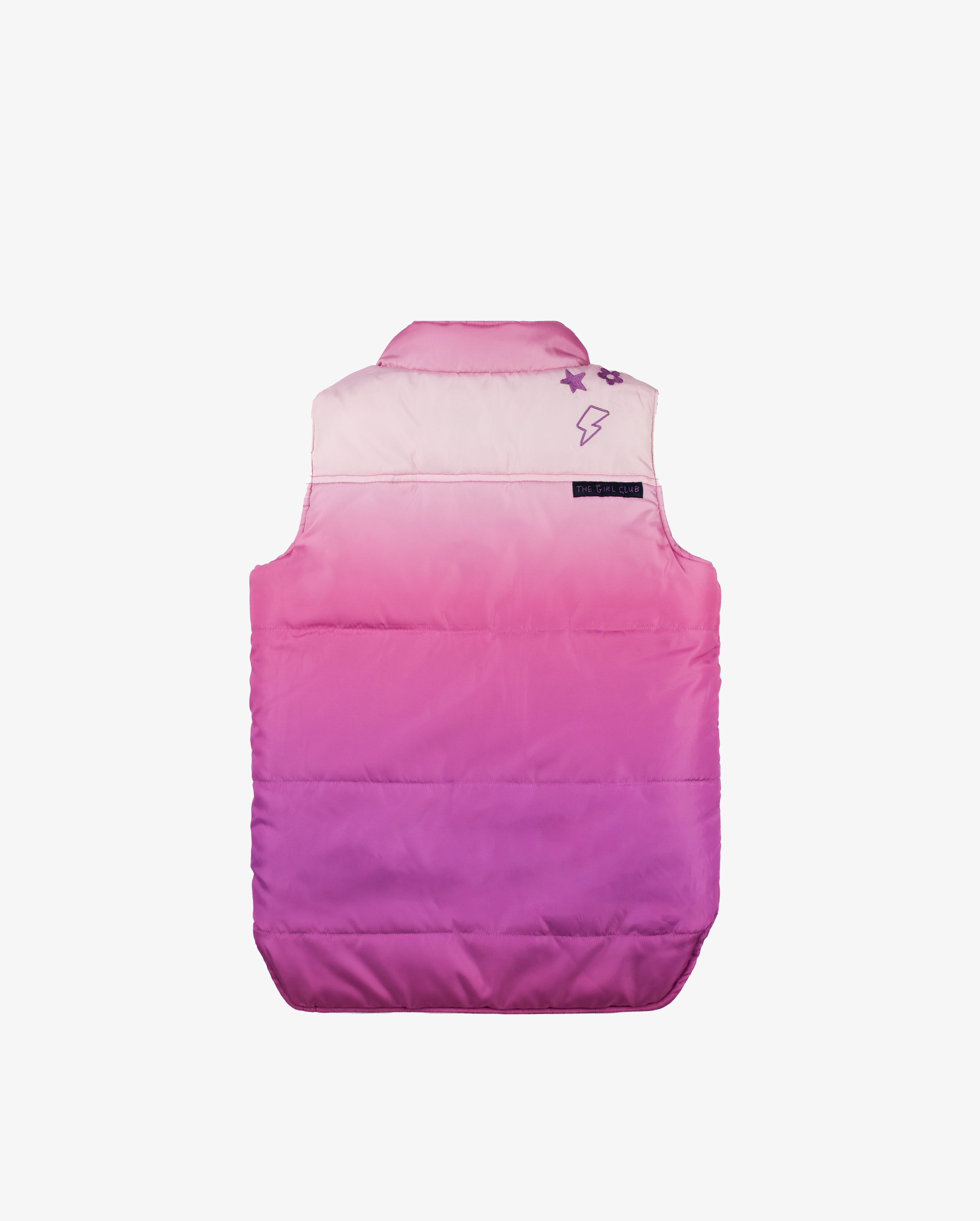THE GIRL CLUB | Ombre Reversible Puffer Vest