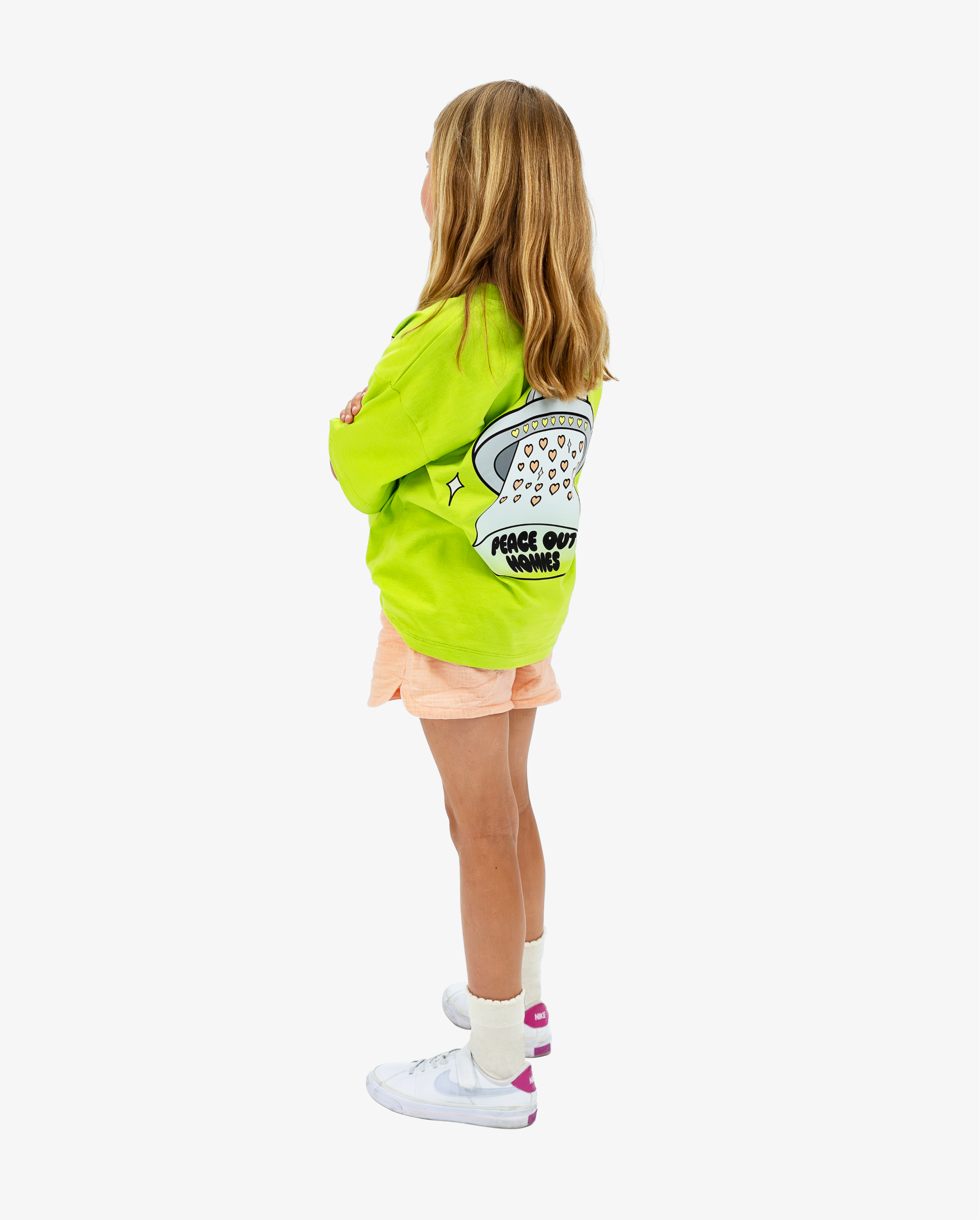 THE GIRL CLUB | Peace Out Alien Tee