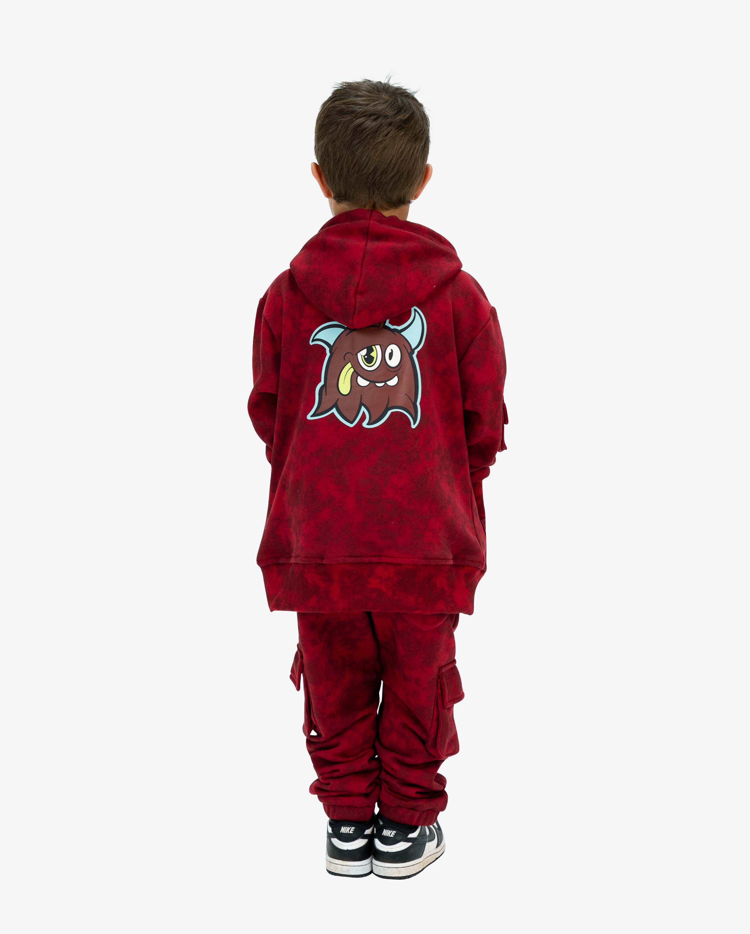 BAND OF BOYS | Red Cargo Track Pants