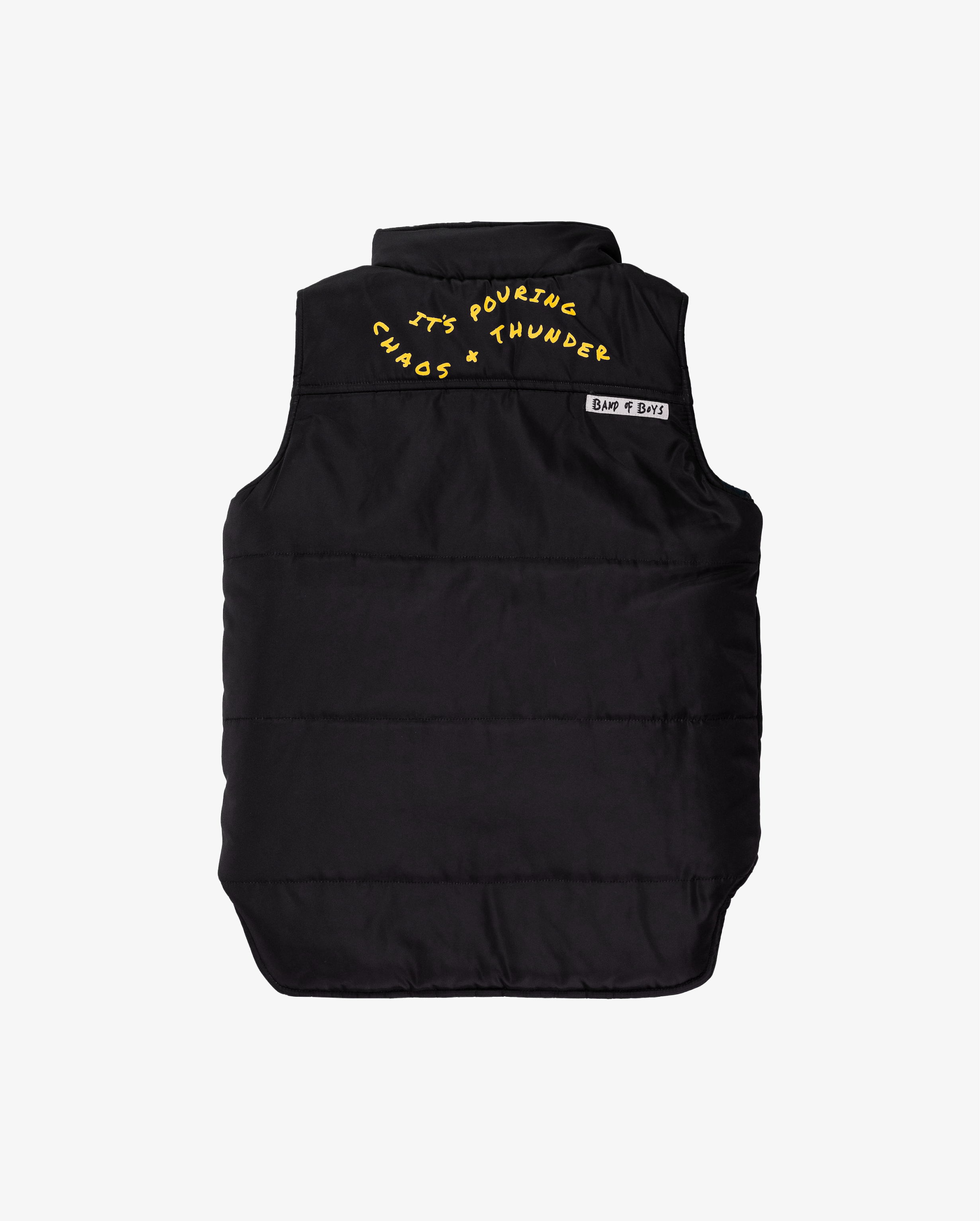 BAND OF BOYS | Raining Cats + Dogs Reversible Puffer Vest