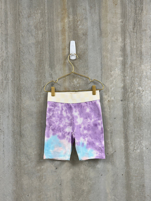 TGC SAMPLE |  Lavender Tie-Dye Bike Shorts (OOAK), Size 10