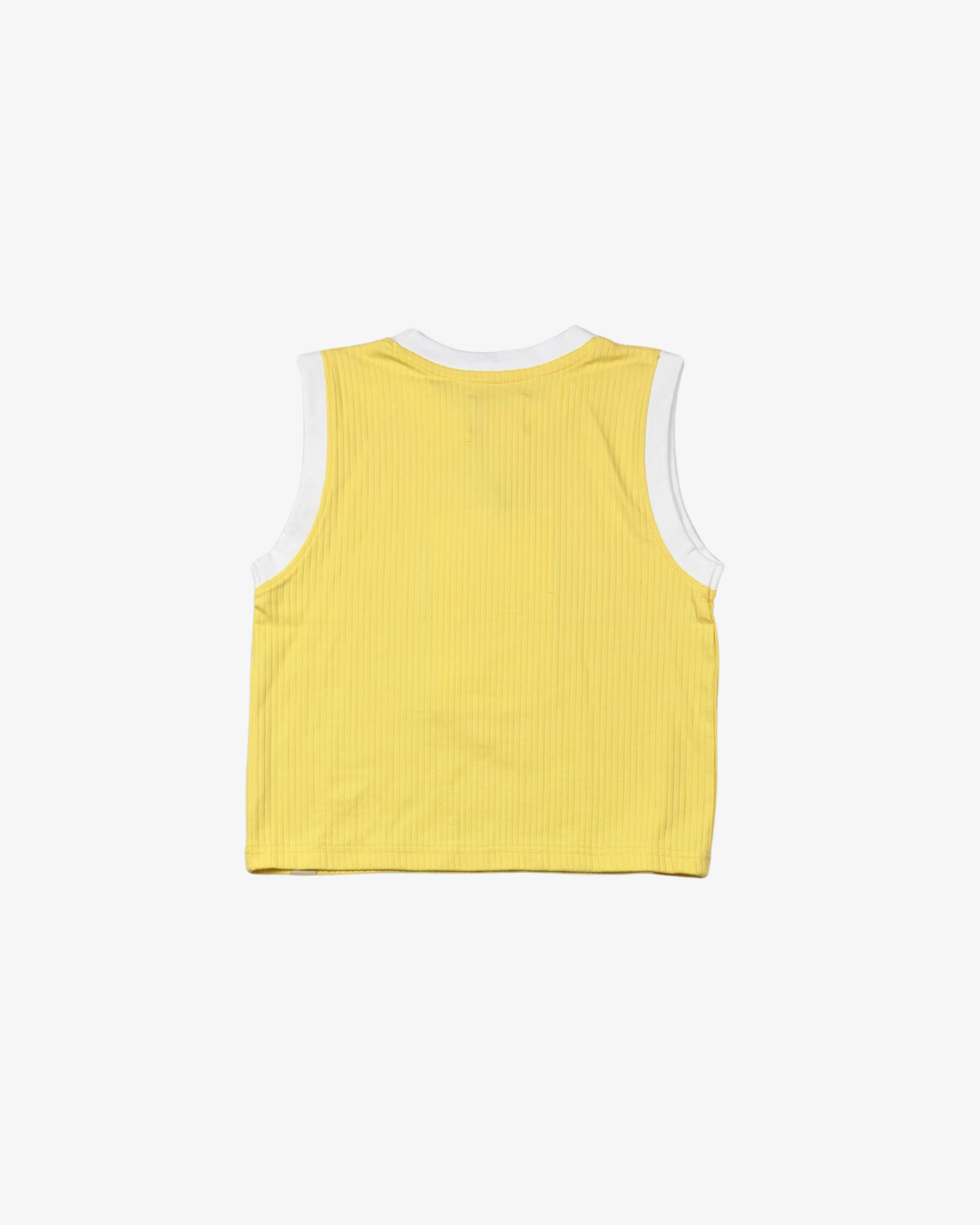 THE GIRL CLUB | Yellow Daisy Rib Tank
