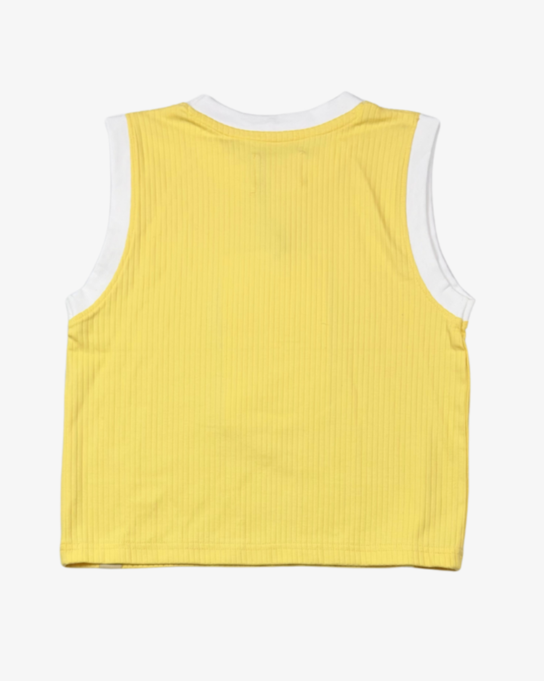 THE GIRL CLUB | Yellow Daisy Rib Tank