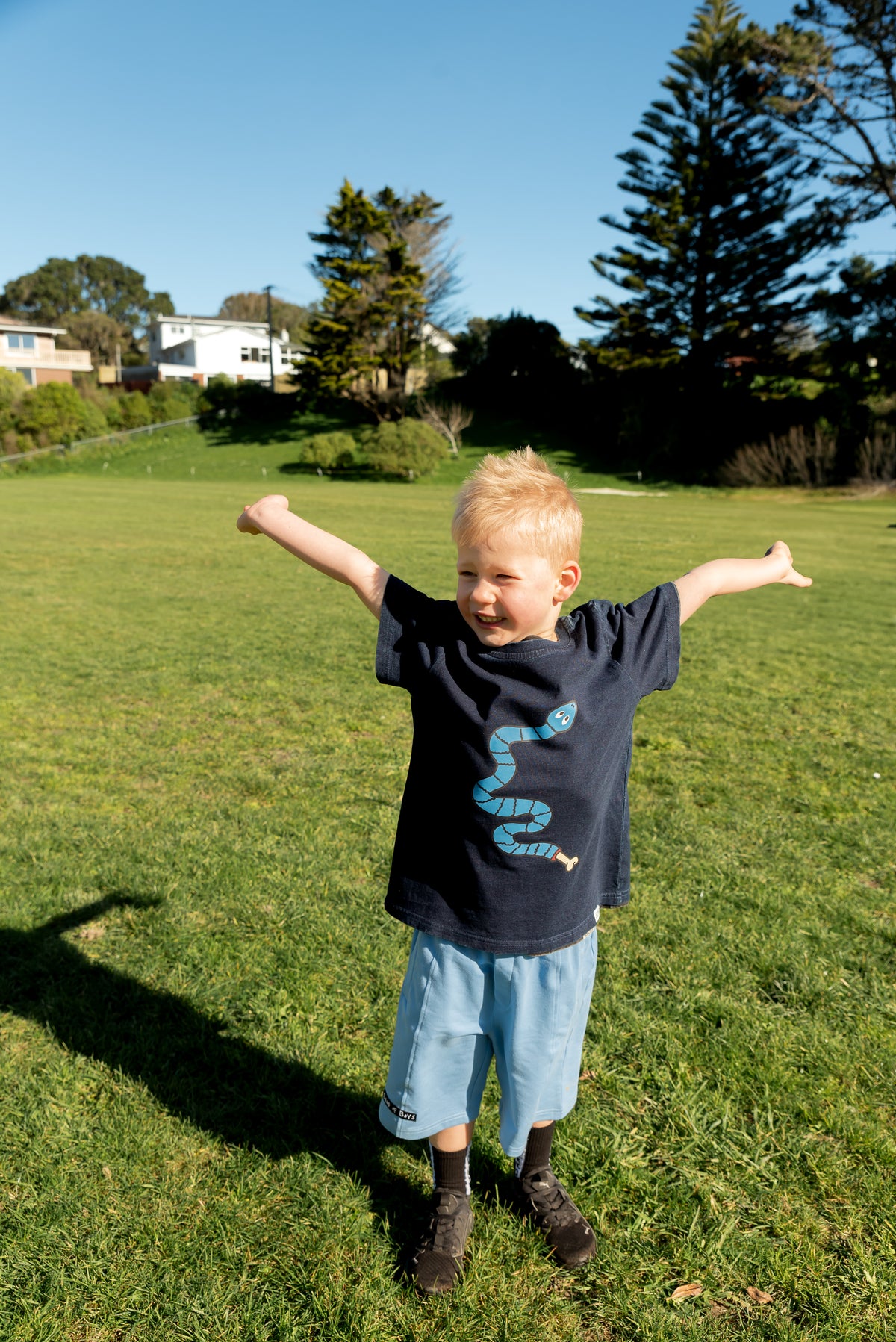 BAND OF BOYS | Blue Elastic Waist Shorts