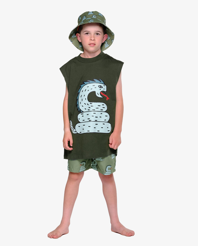 BAND OF BOYS | Dino Snake Muscle Tank