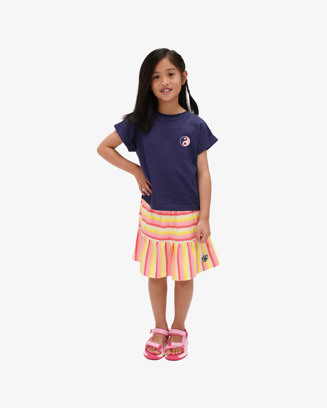 THE GIRL CLUB | Navy TGC Slub Top