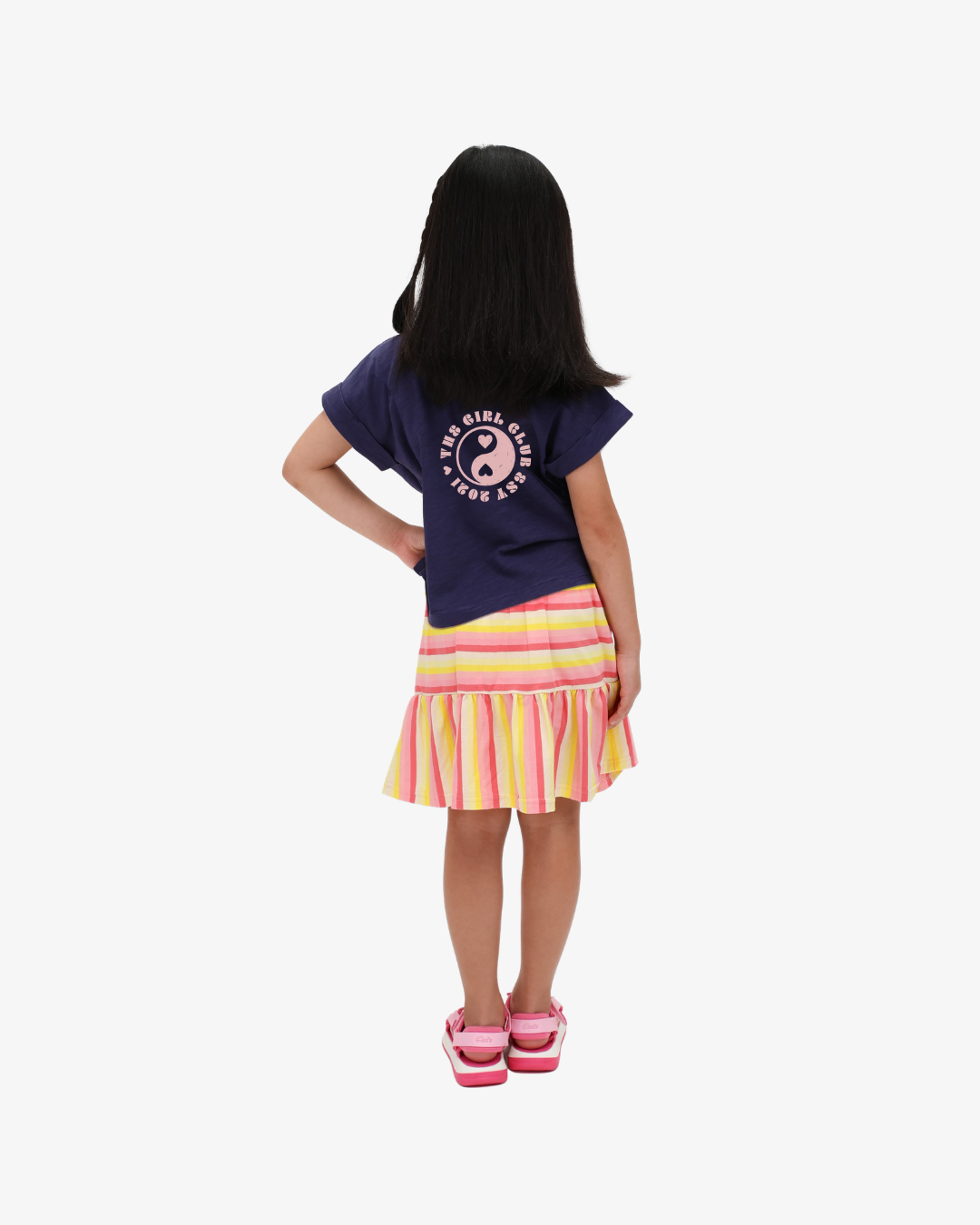 THE GIRL CLUB | Navy TGC Slub Top