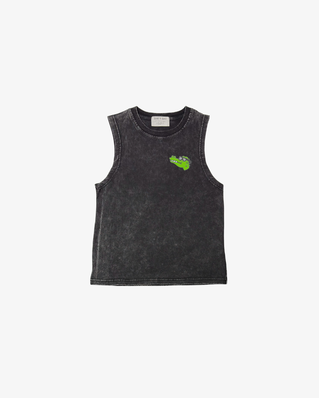 BAND OF BOYS | Black Wash Croc Skate Tank