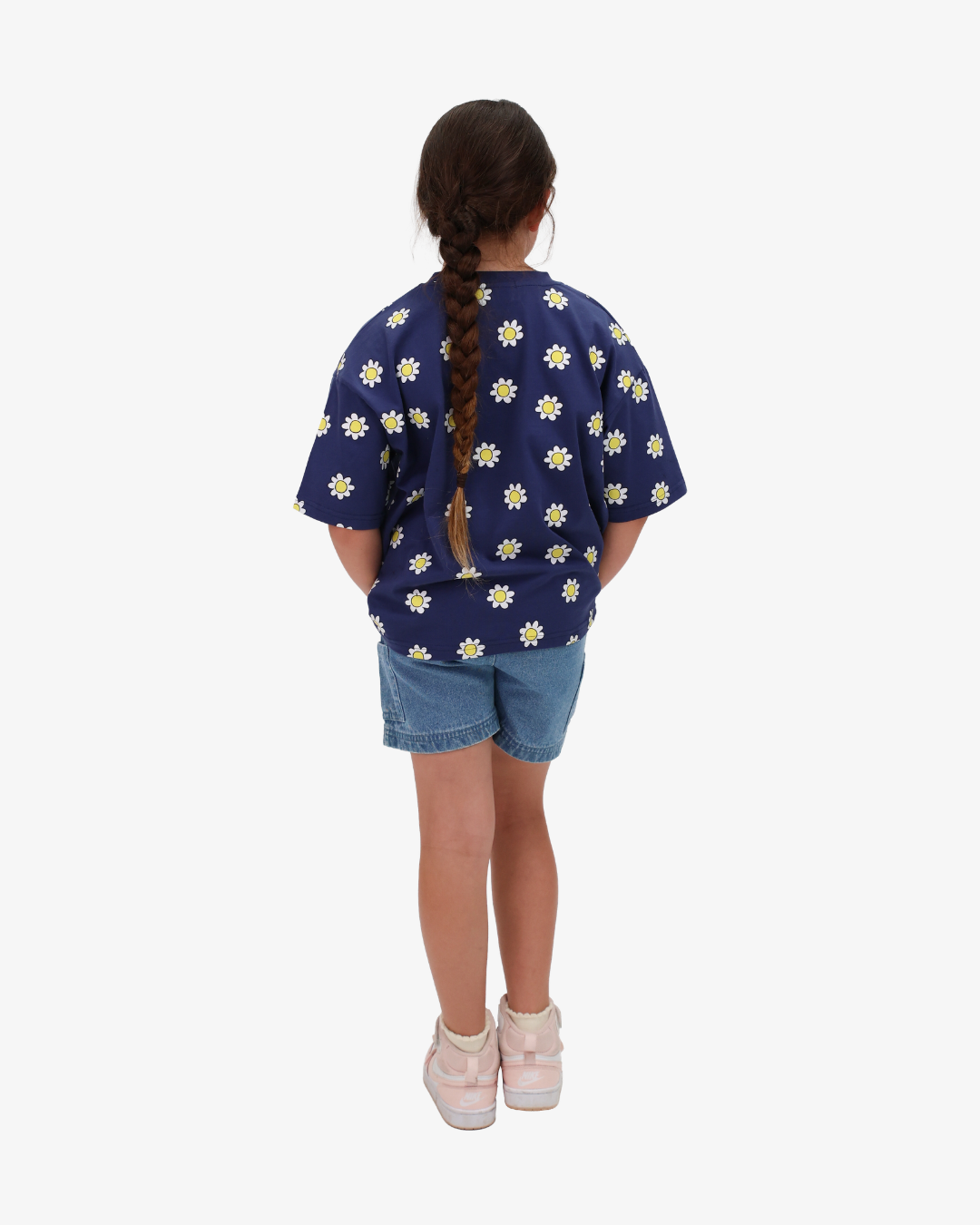 THE GIRL CLUB | Navy Daisy Tee