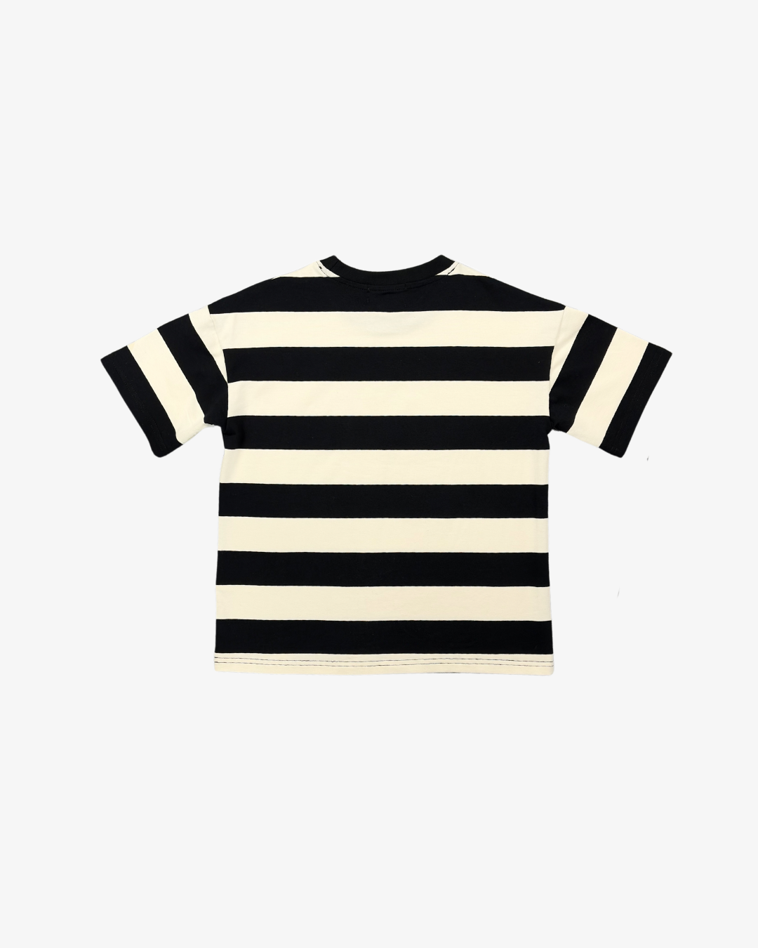 CLUBIO | Black Stripe DVerseB Boxy Tee