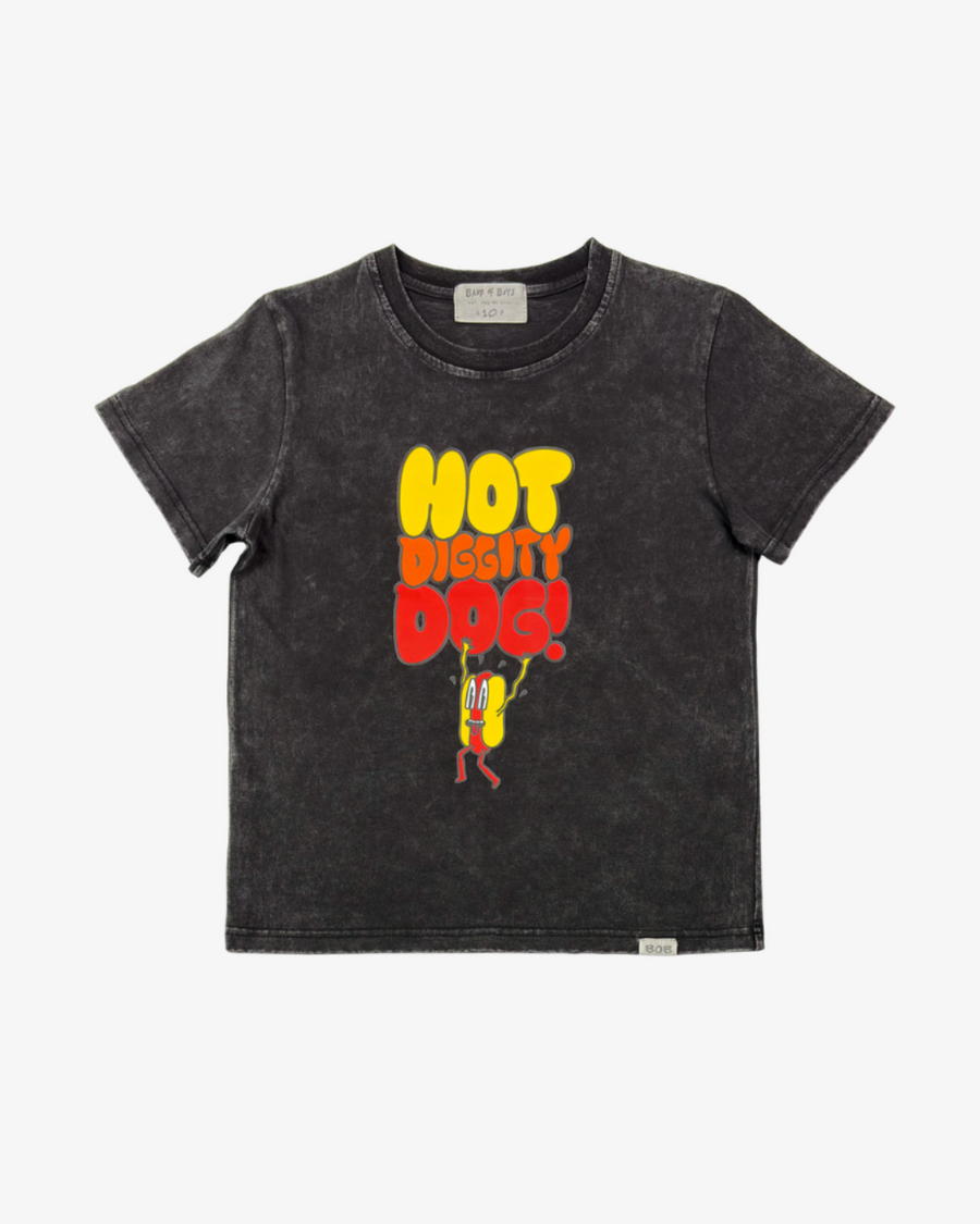 BAND OF BOYS | Black Wash Hotdog Tee