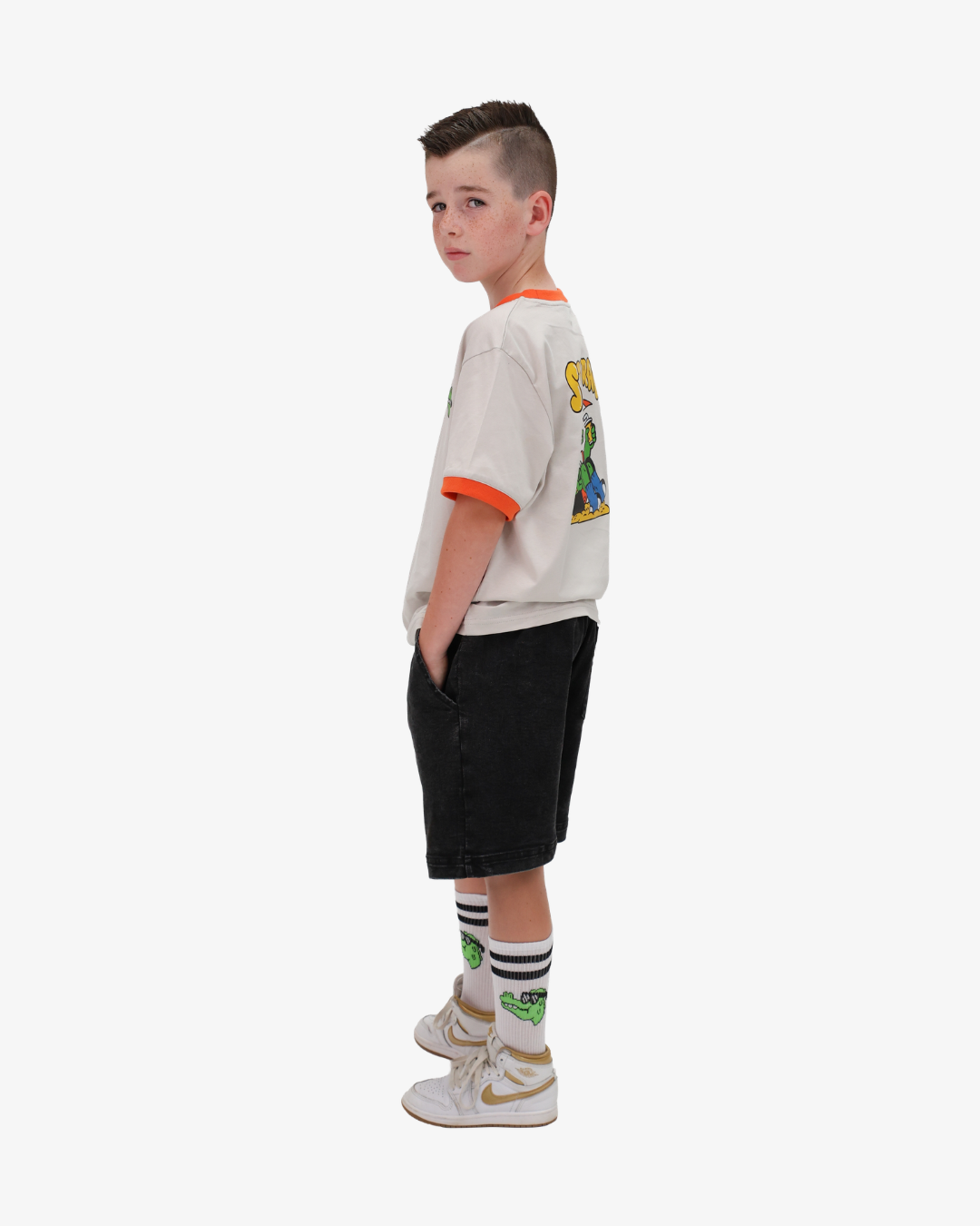 BAND OF BOYS | Retro Ringer Croc Tee