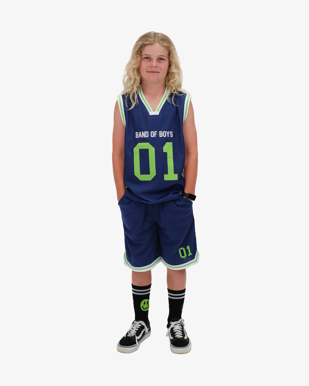 BAND OF BOYS | Navy BOB Slam Dunk Shorts