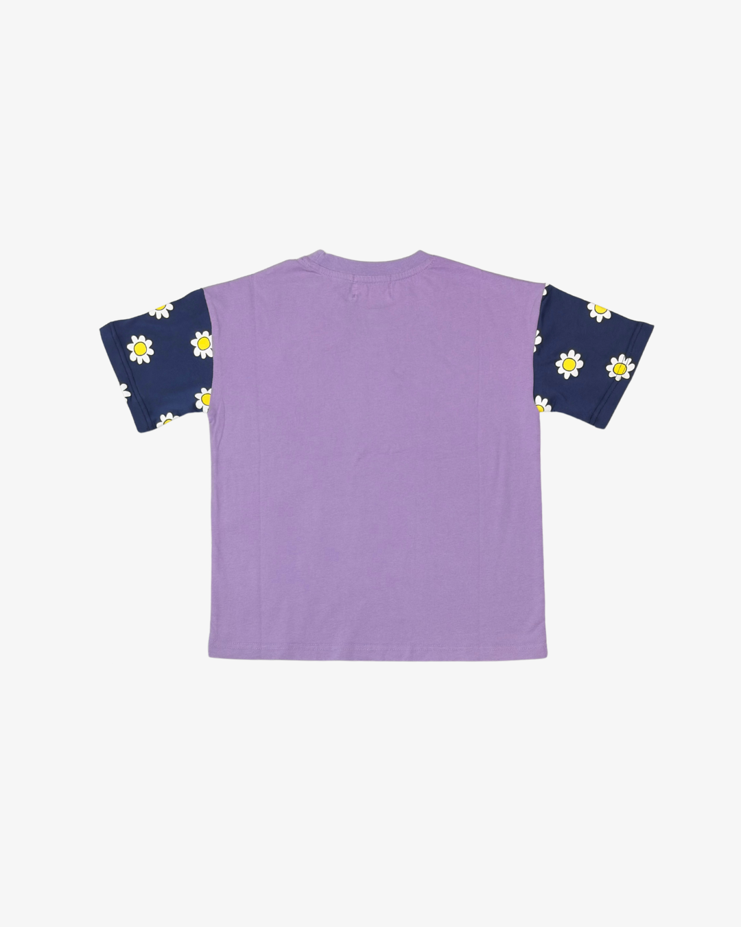 THE GIRL CLUB | Purple Wash Colourblock Tee