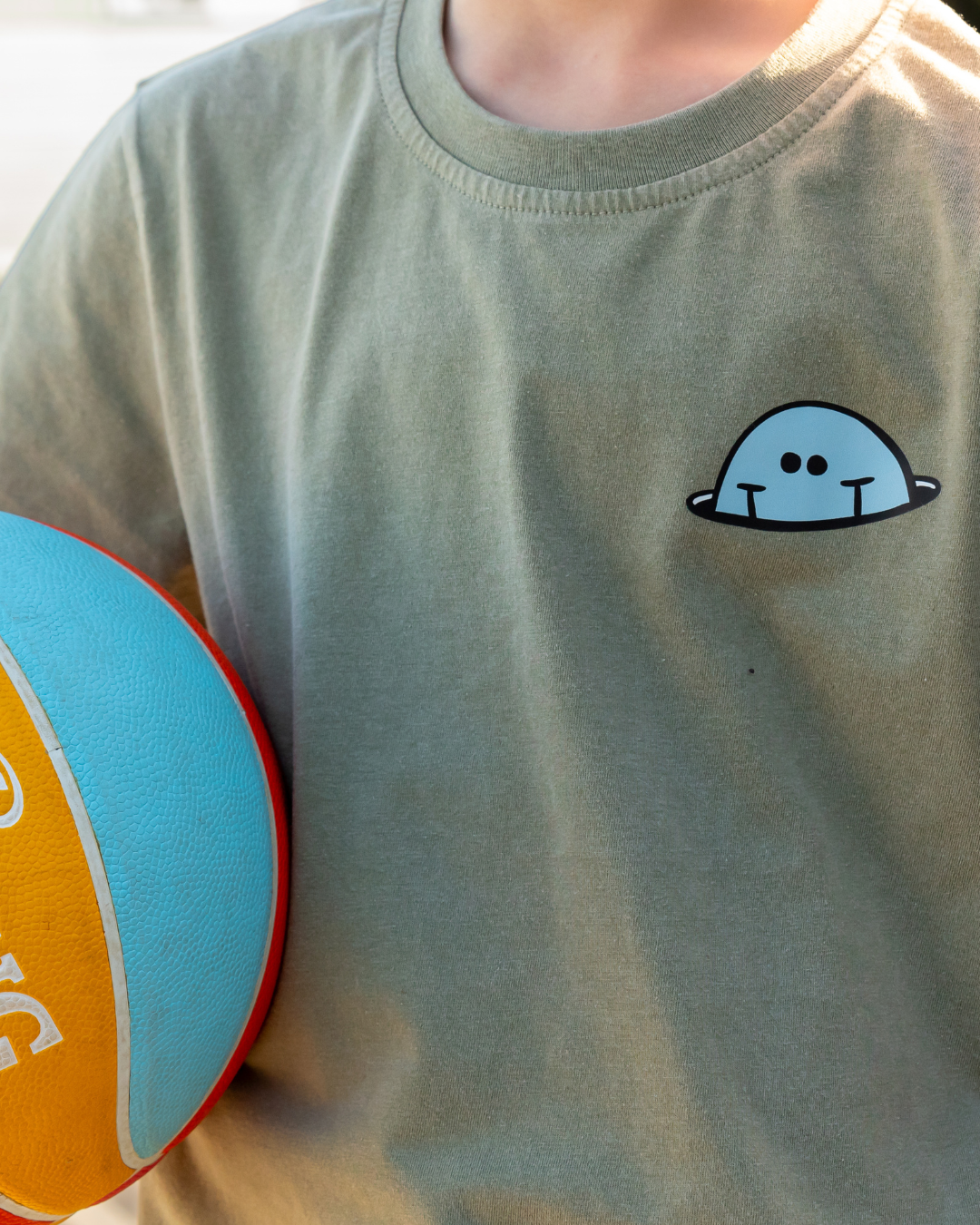 BAND OF BOYS | Green Wash Icon Smiley Tee