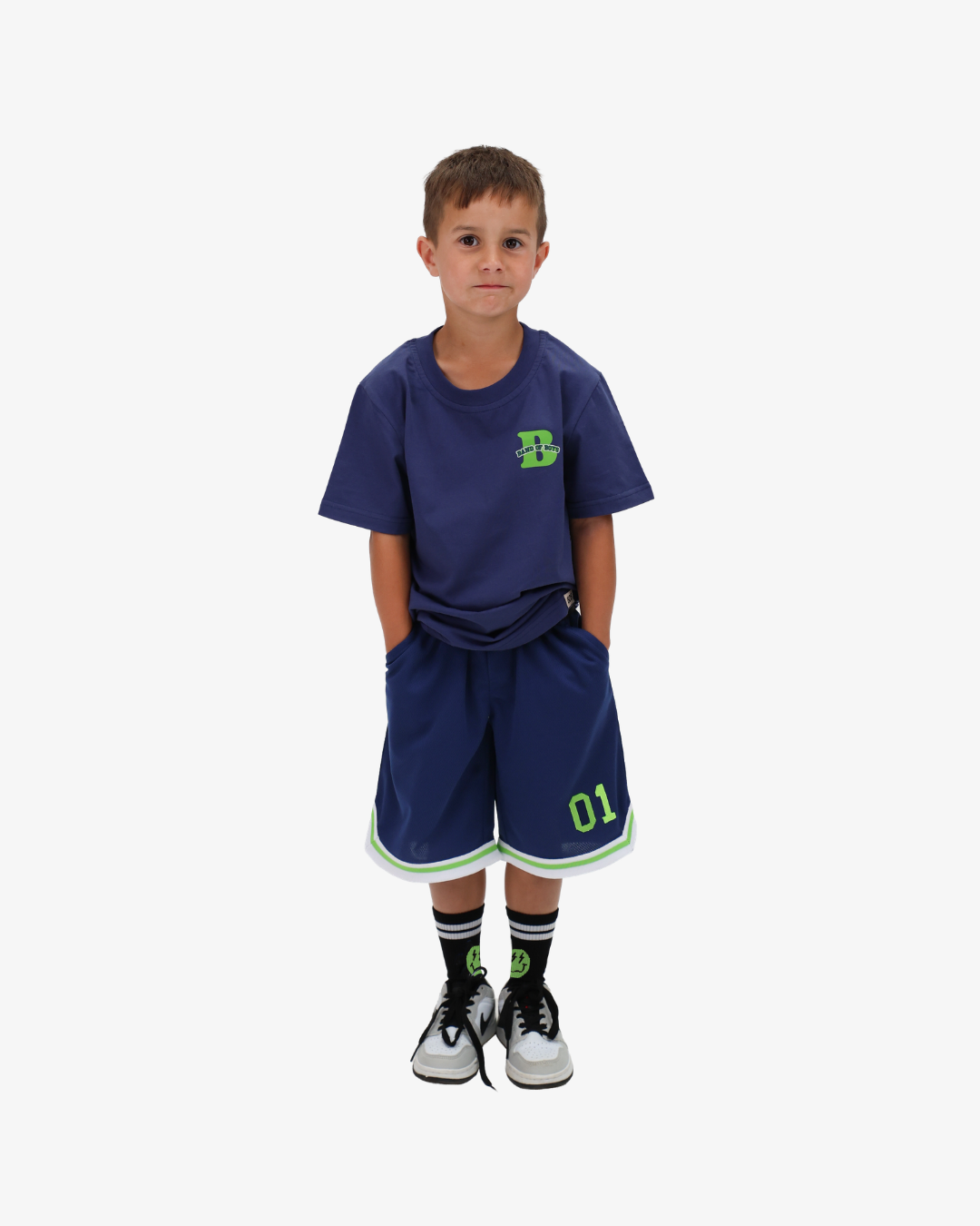 BAND OF BOYS | Navy BOB Slam Dunk Shorts