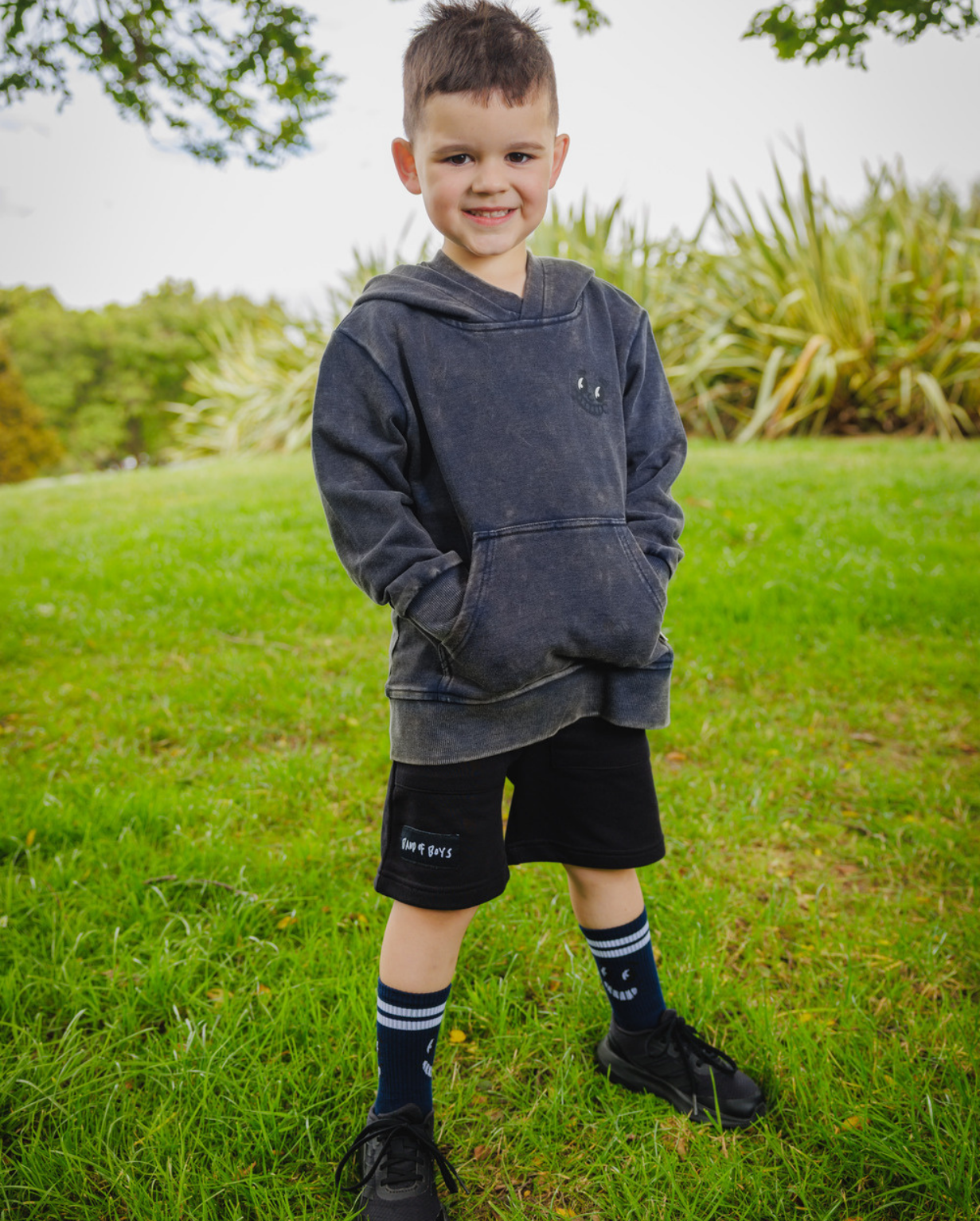 BAND OF BOYS | Black BOB Shorts