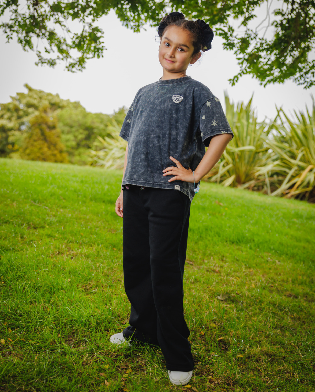 THE GIRL CLUB | TGC Black Wash SS Tee